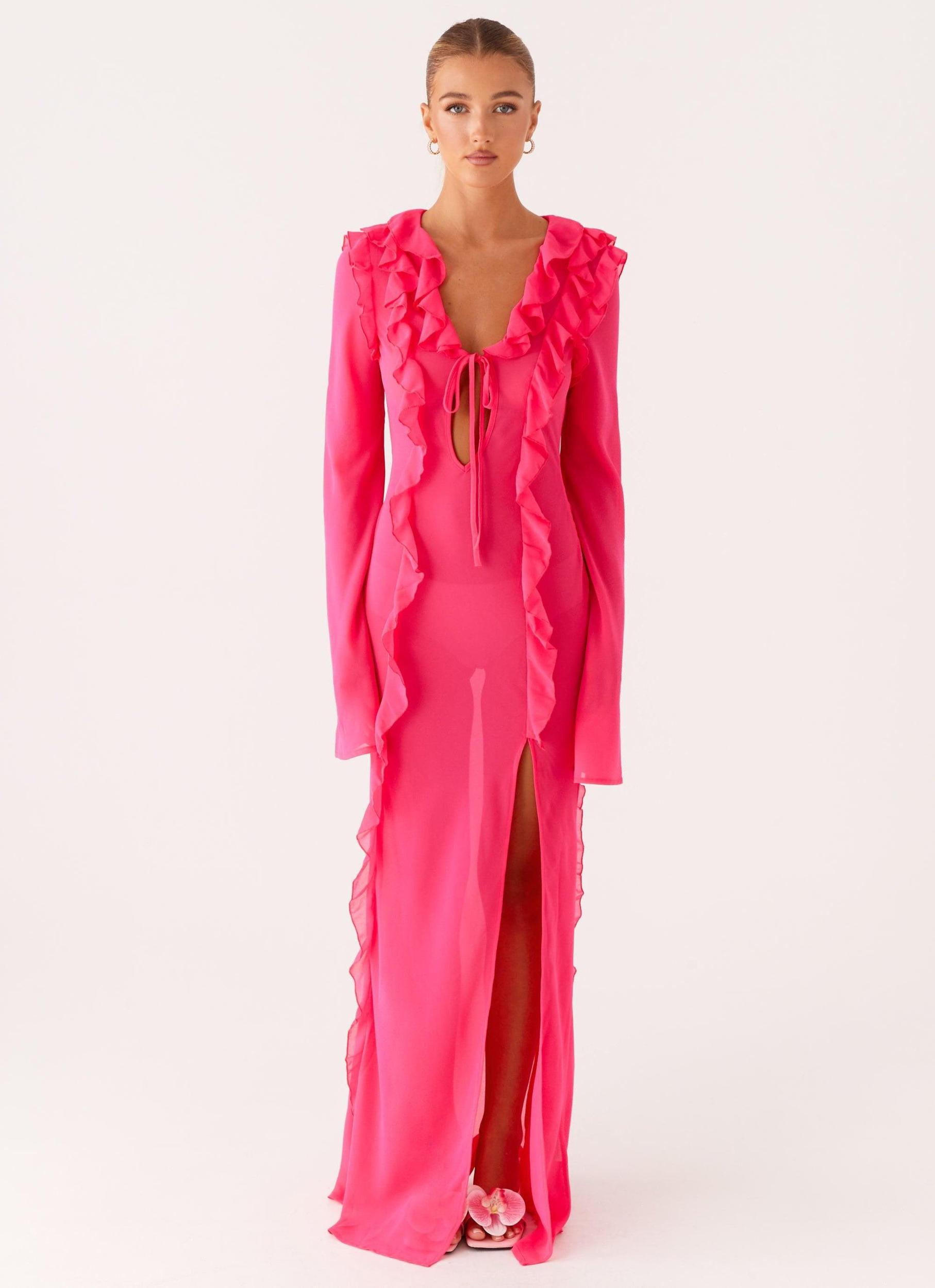 Charlize Maxi Dress - Pink Product Image