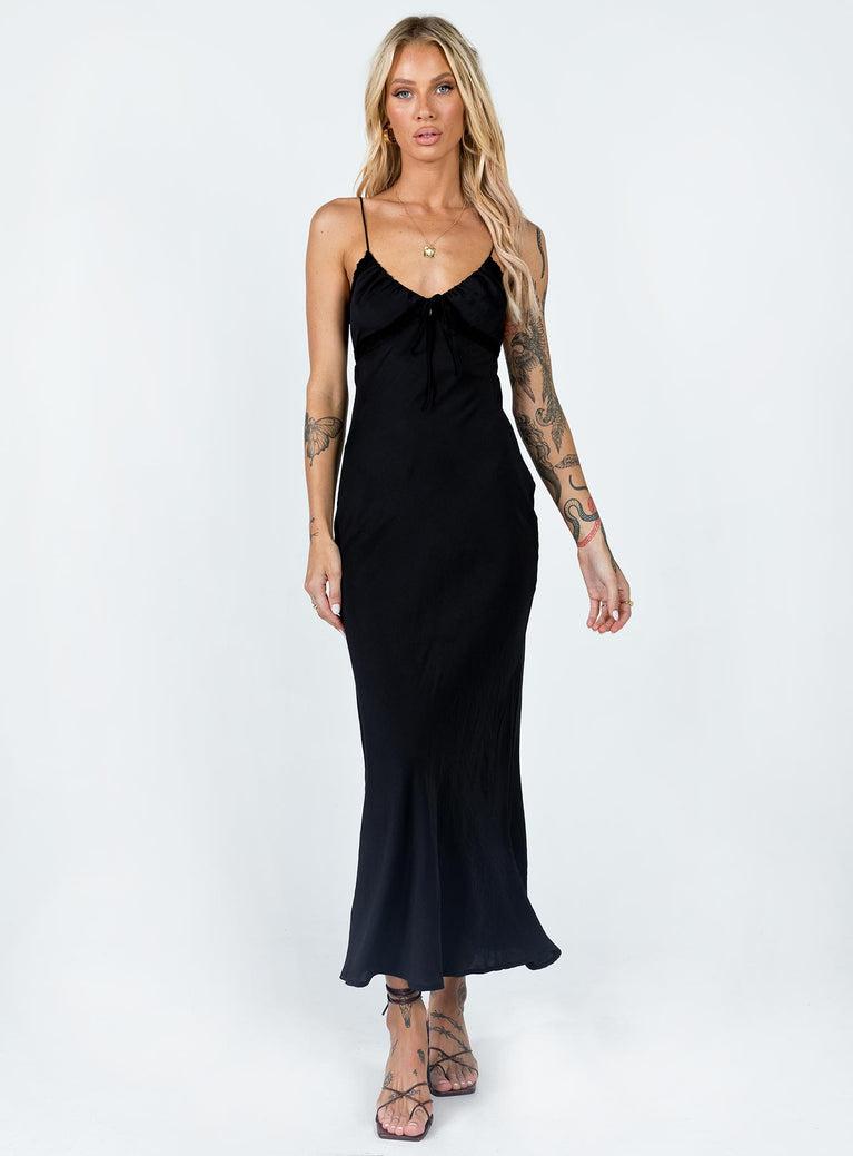 Emily Maxi Dress Black Product Image