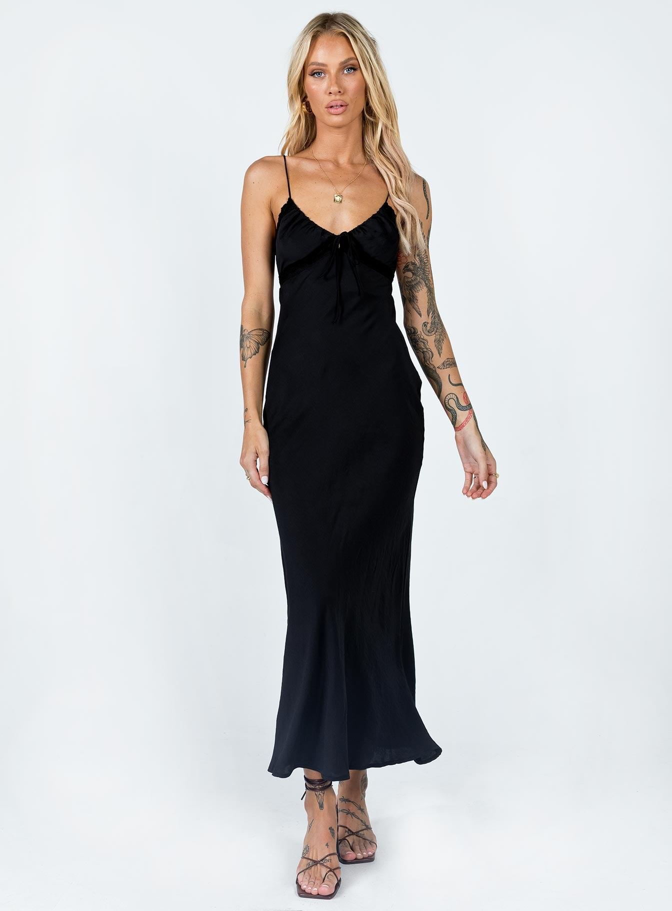 Emily Maxi Dress Black Product Image