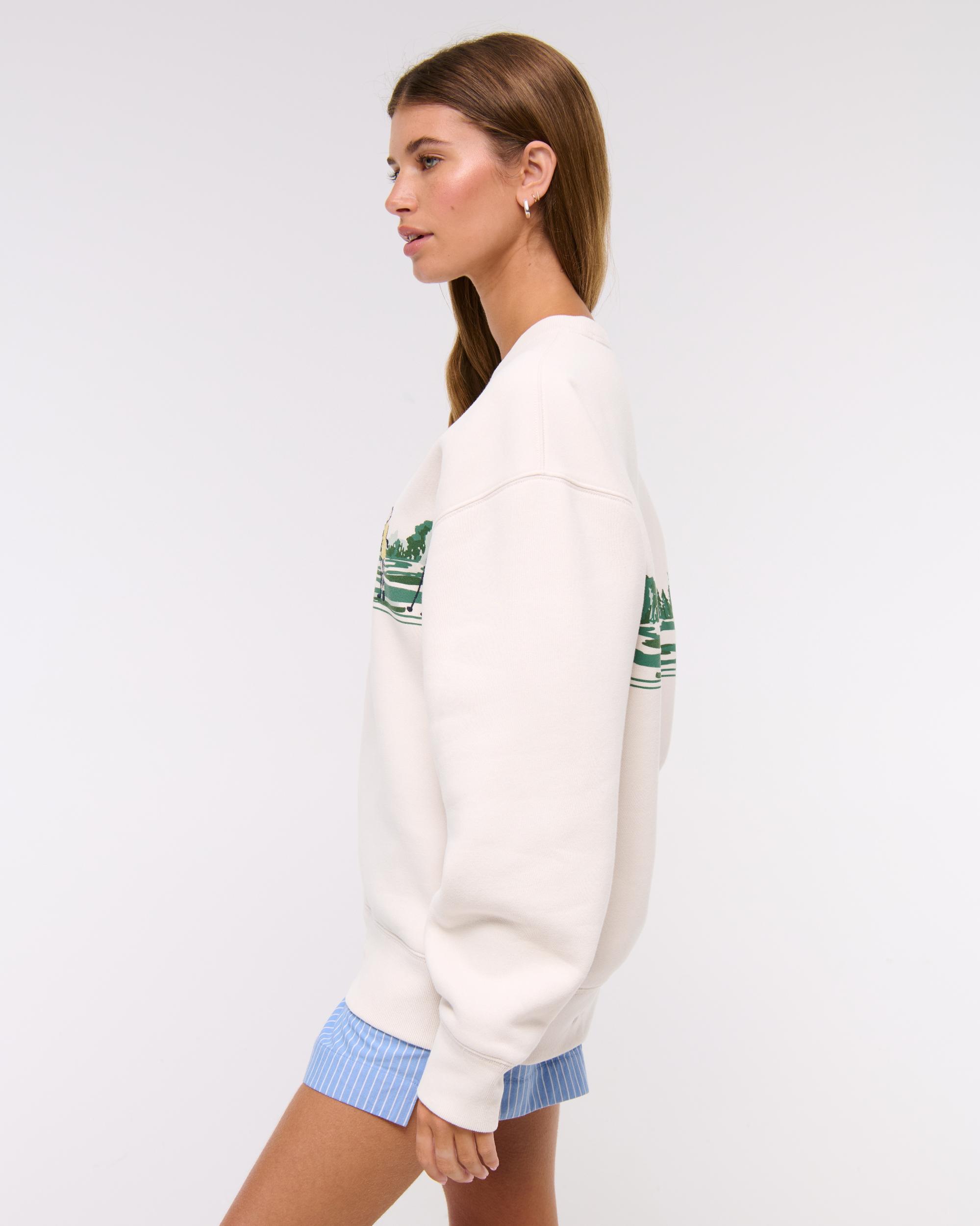 Golf Graphic Oversized Sunday Crew Product Image