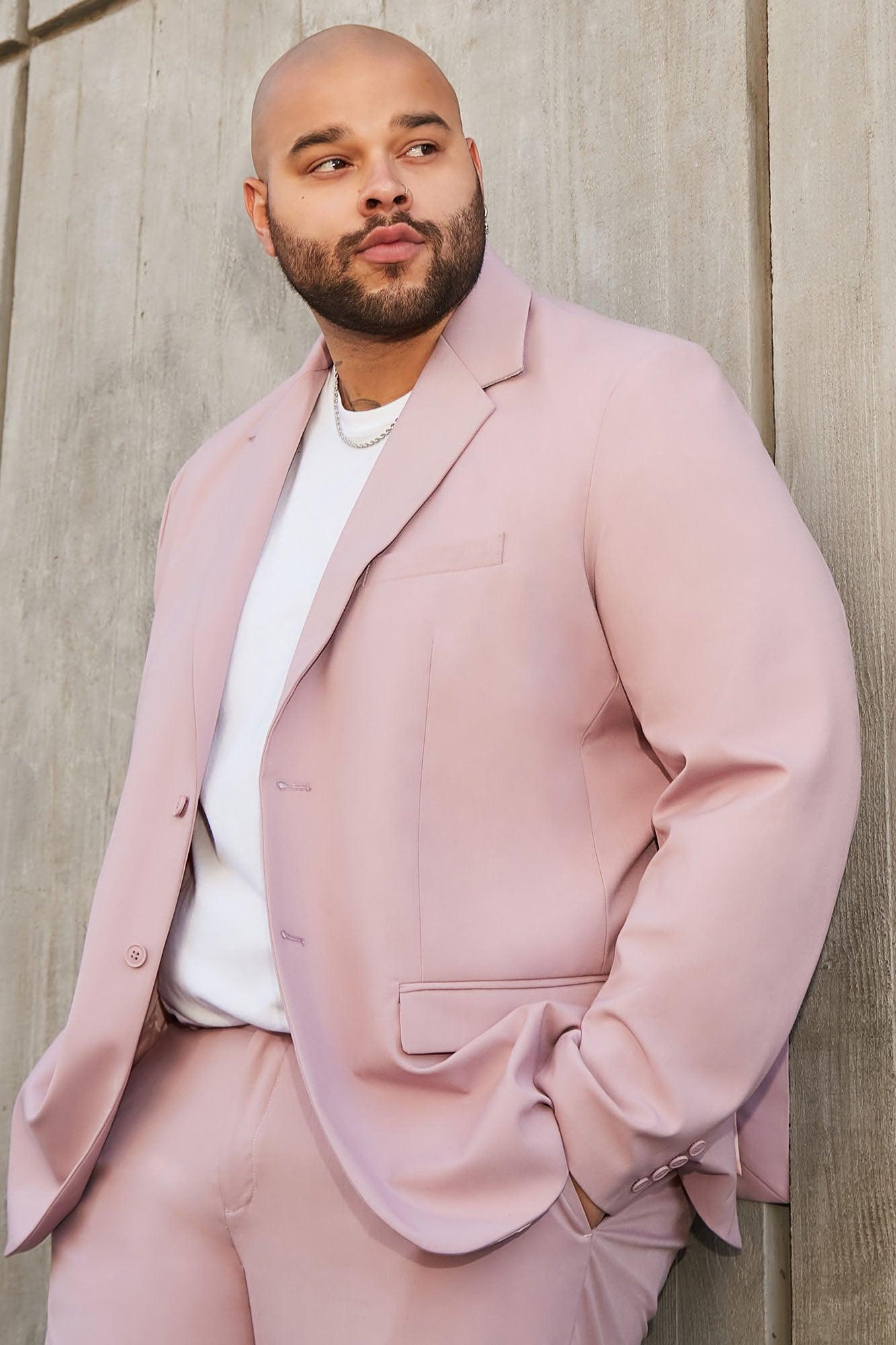 The Modern Stretch Suit Jacket - Mauve Product Image