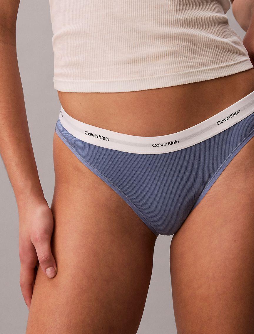 Cotton Stretch Rib Bikini Product Image