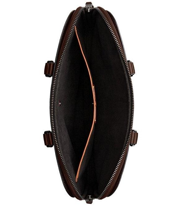COACH Gotham Pebble Leather Slim Briefcase Product Image