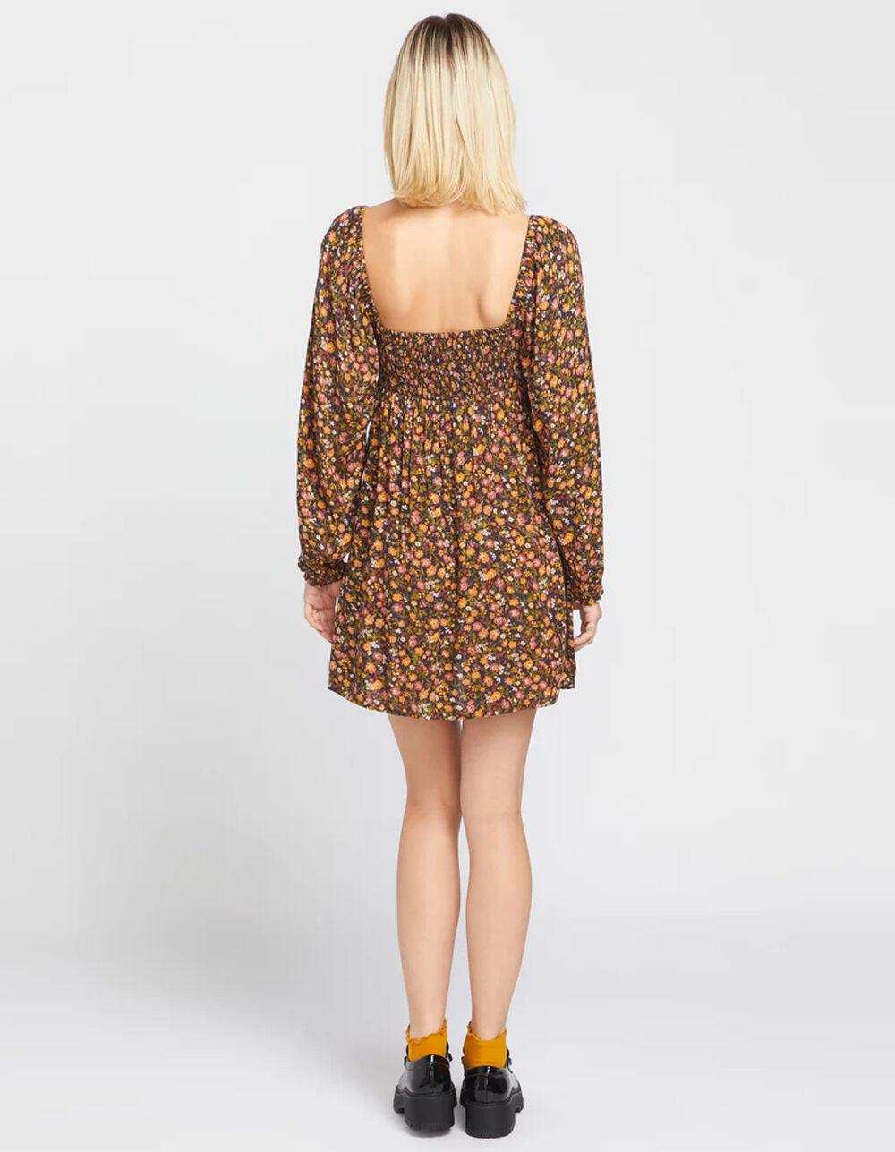 VOLCOM Blossom Binge Womens Mini Dress - BLACK COMBO Product Image