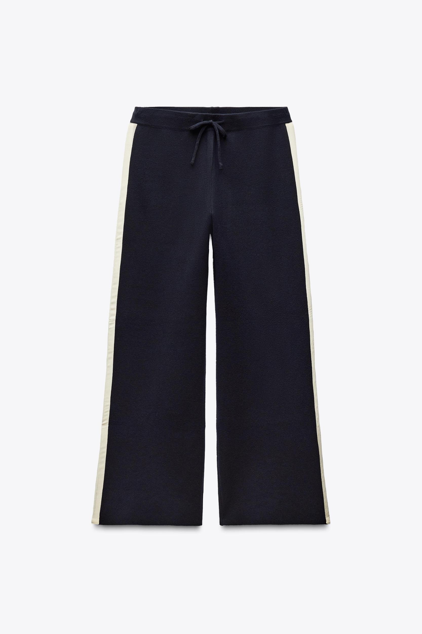 KNIT SWEATSHIRT WITH SIDE STRIPE Product Image