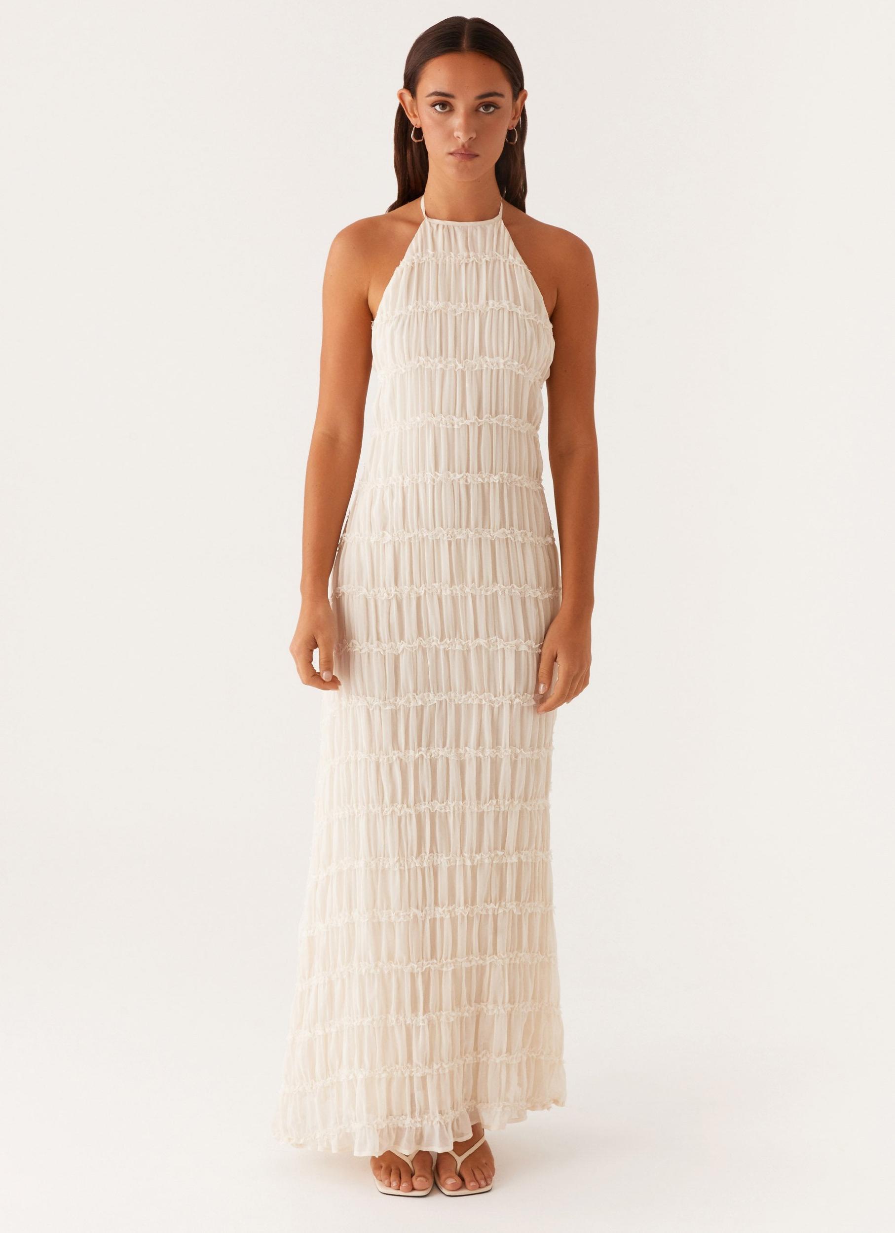 Aullie Maxi Dress - Ivory Product Image