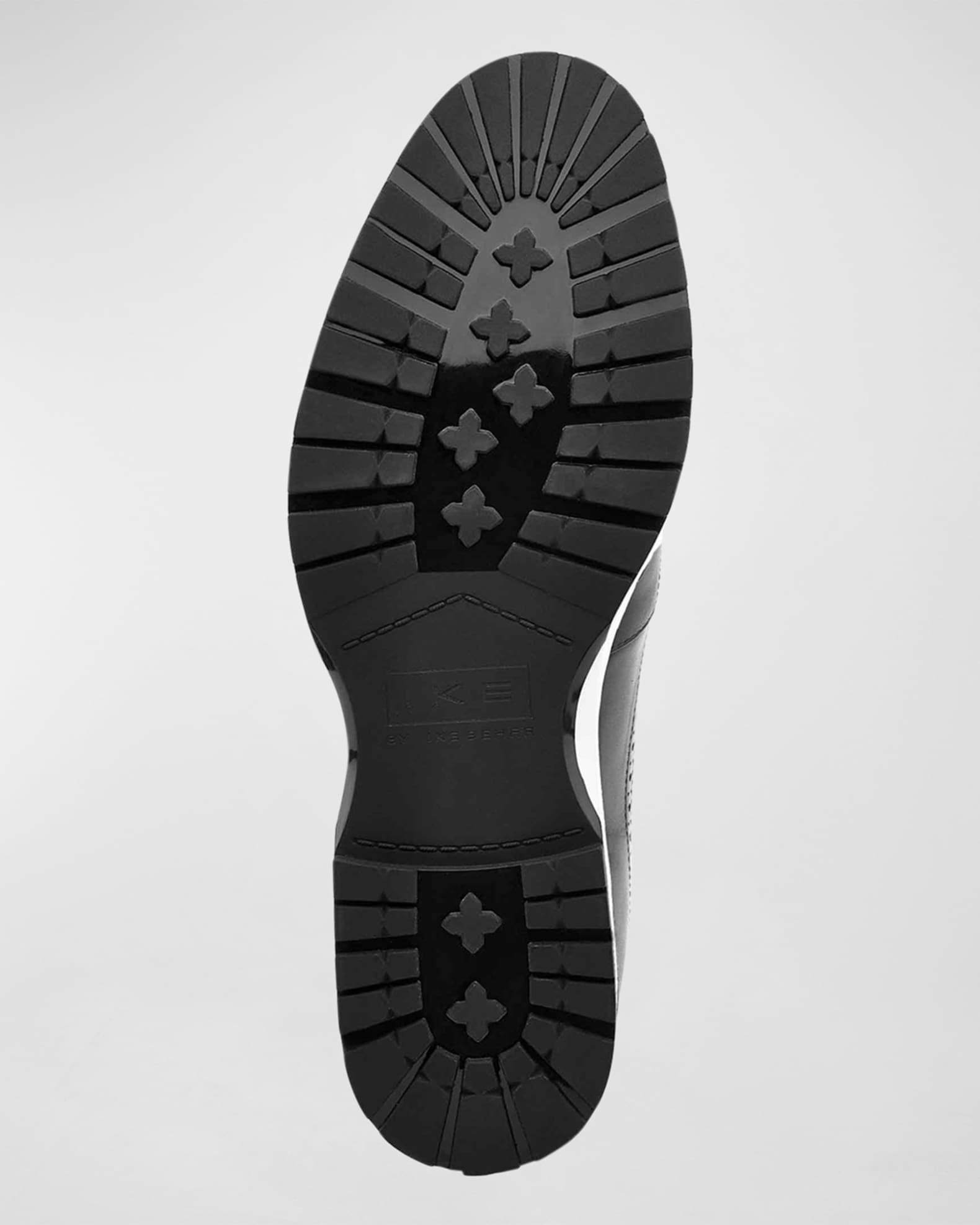 Men's Louis Hybrid Wing-Tip Leather Derby Shoes Product Image