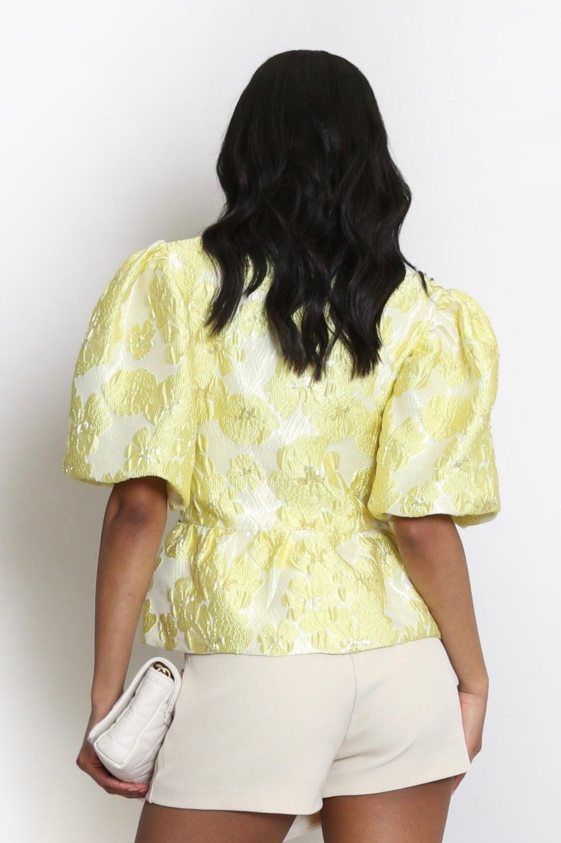 AURELIA PEPLUM BLOUSE Product Image