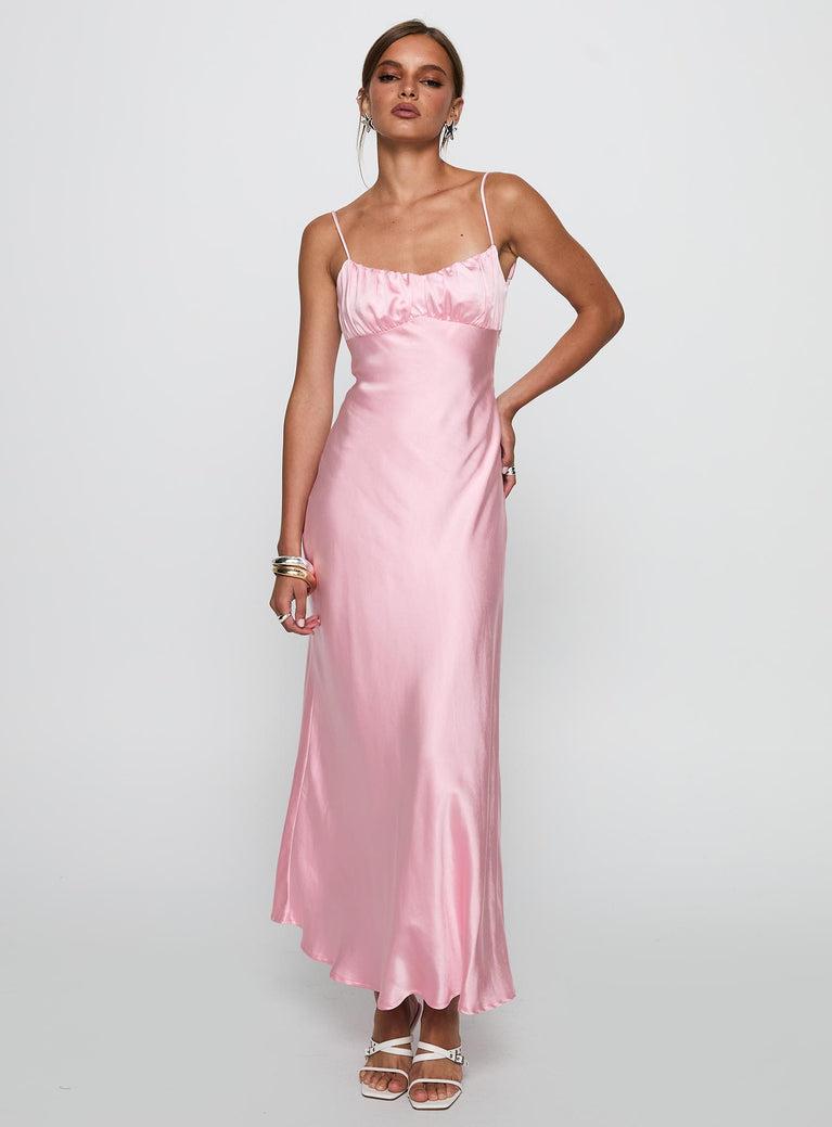 Penelopi Maxi Dress Pink Product Image
