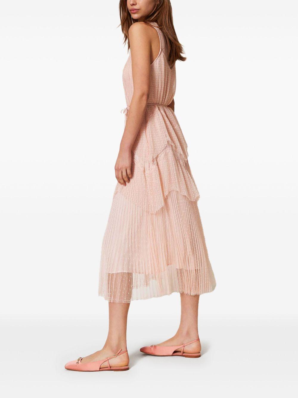 pleated tulle dress Product Image