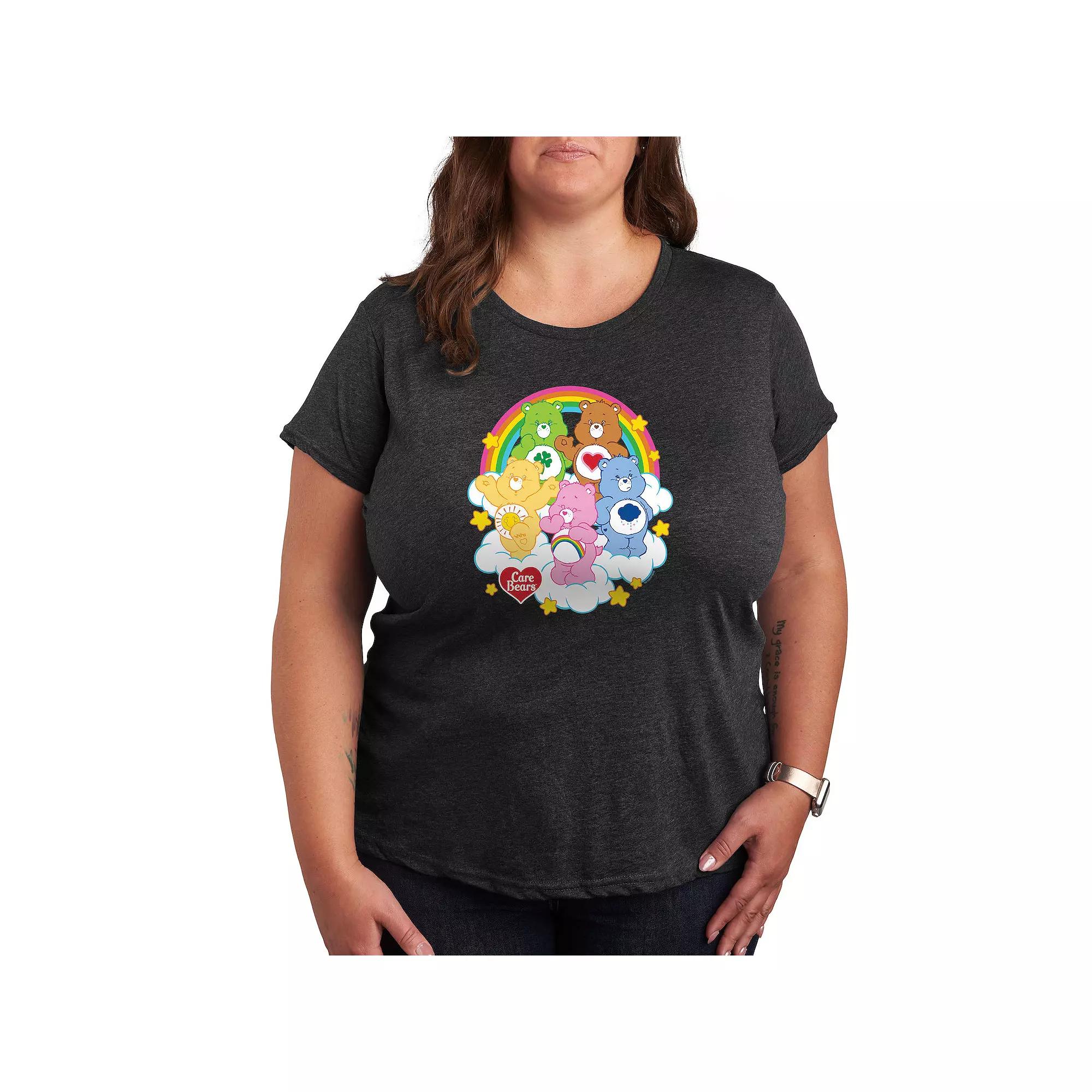 Plus Care Bears Group On Clouds Graphic Tee, Women's,  Product Image