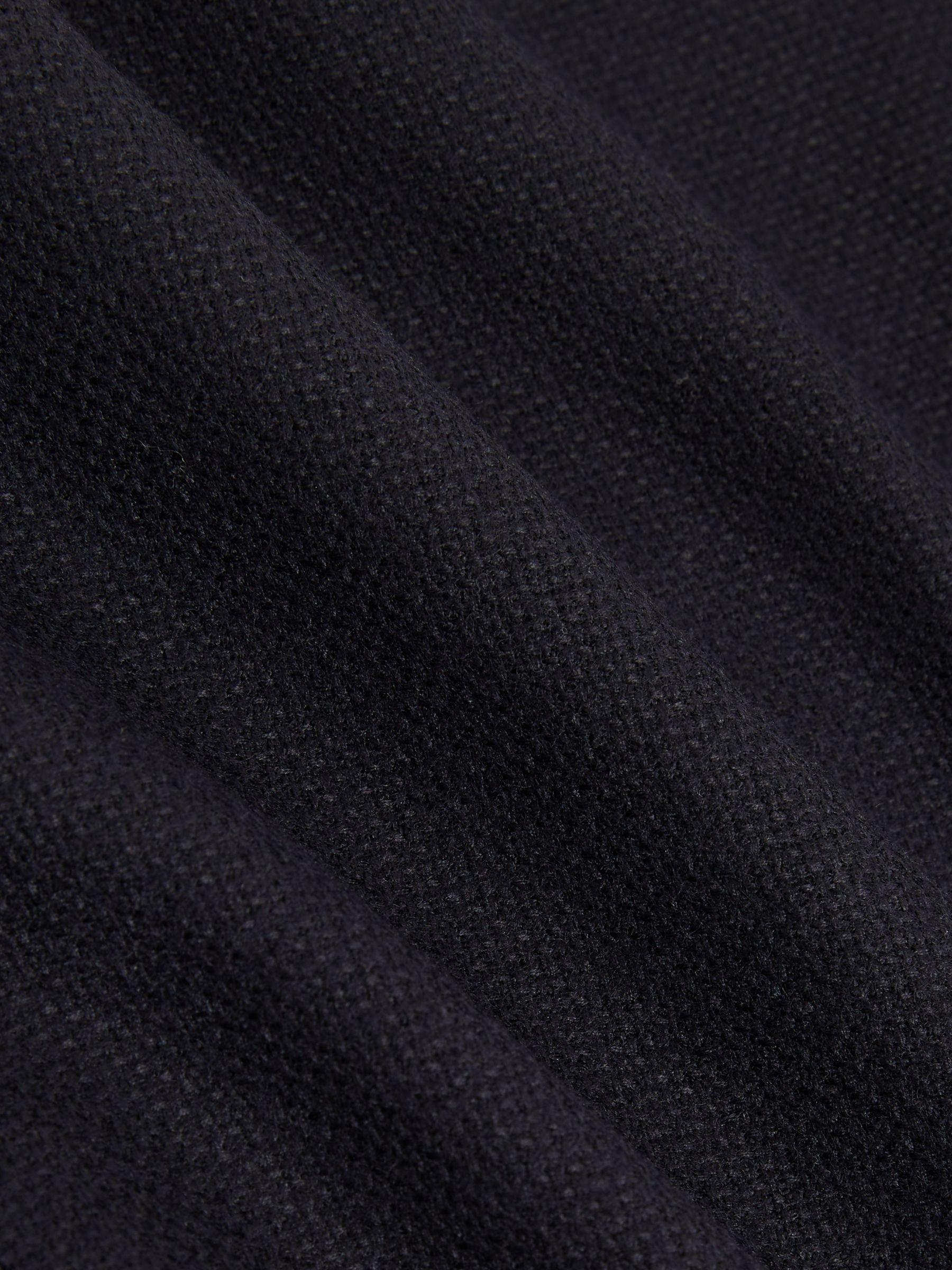 Wool-Blend Single-Breasted Blazer Slim-Fit in Navy Product Image