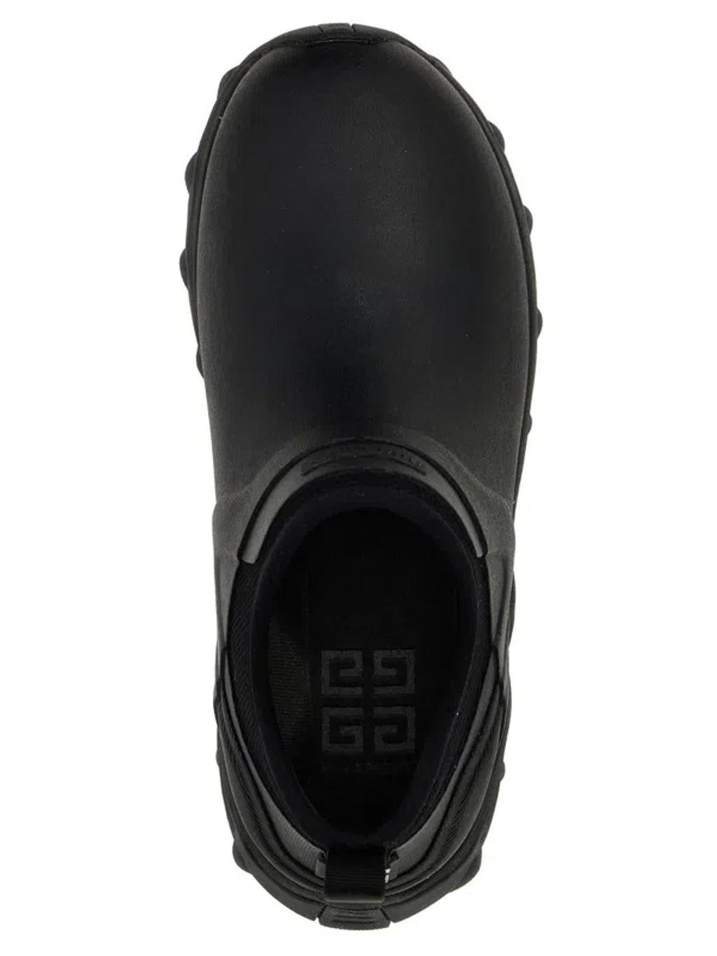 GIVENCHY Bogs Chelsea Boots In Rubber And Neoprene In Black Product Image