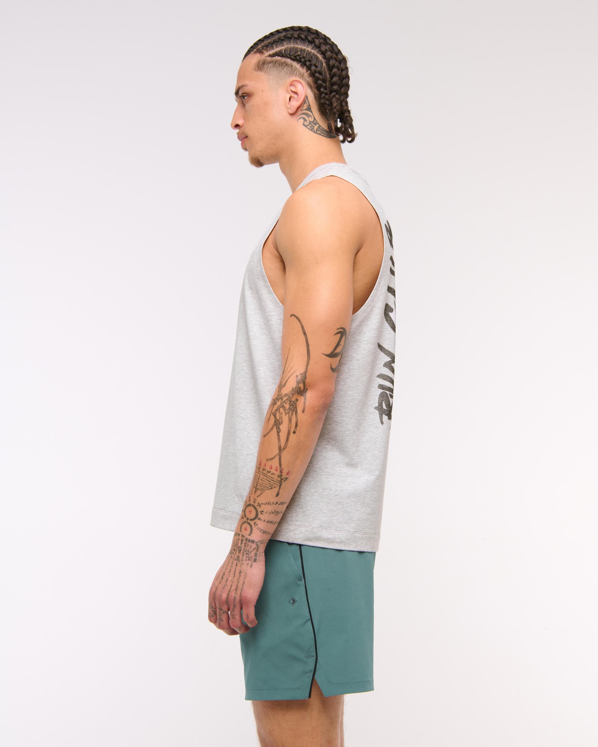 YPB Active Cotton-Blend Graphic Tank Product Image