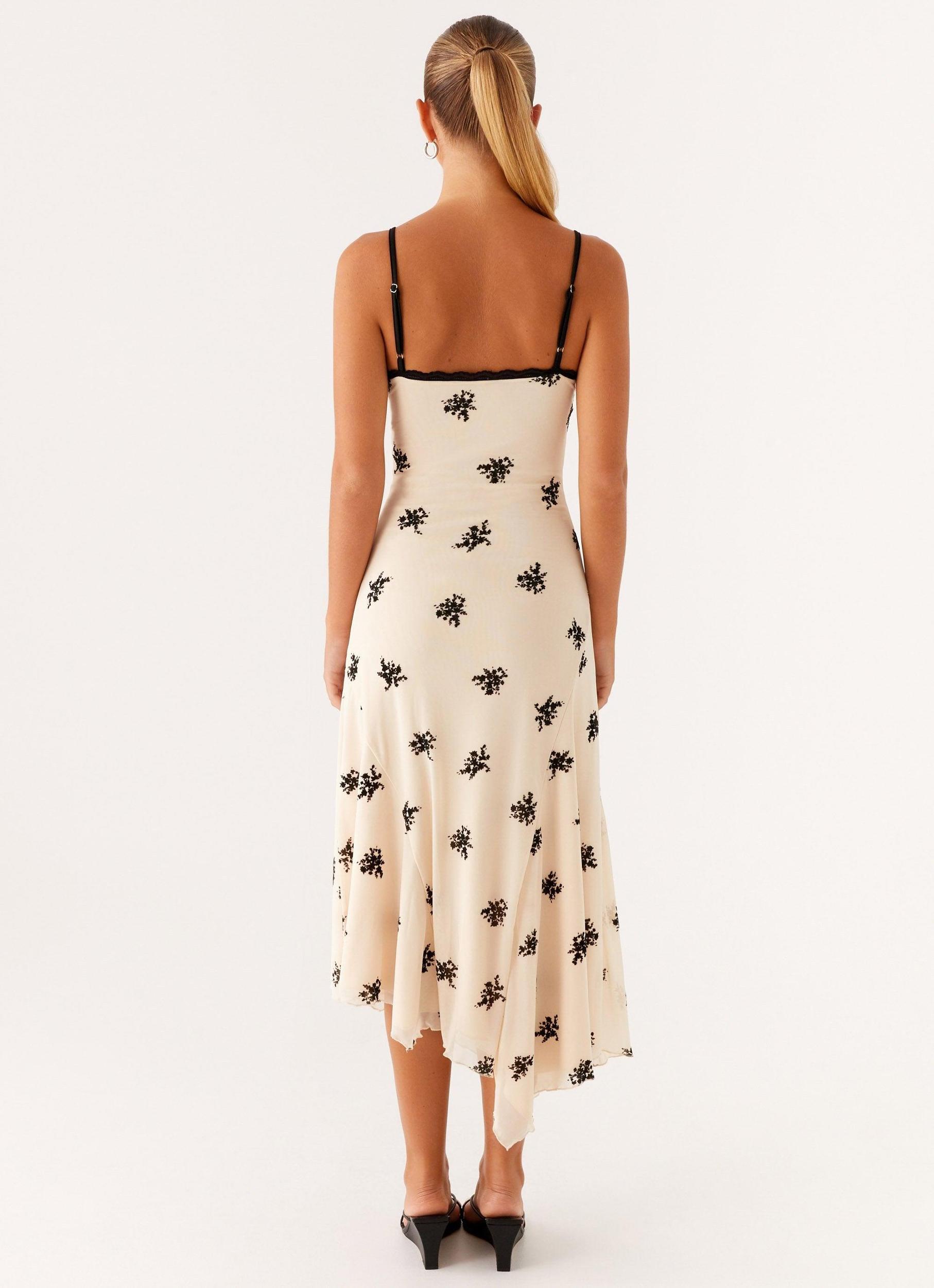 Amelia Midi Dress - Nude Product Image