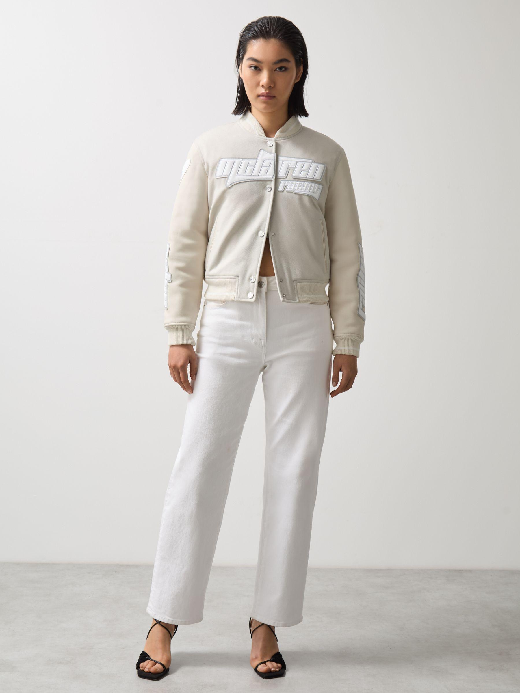 McLaren F1 Team Bomber Jacket in Off White Product Image
