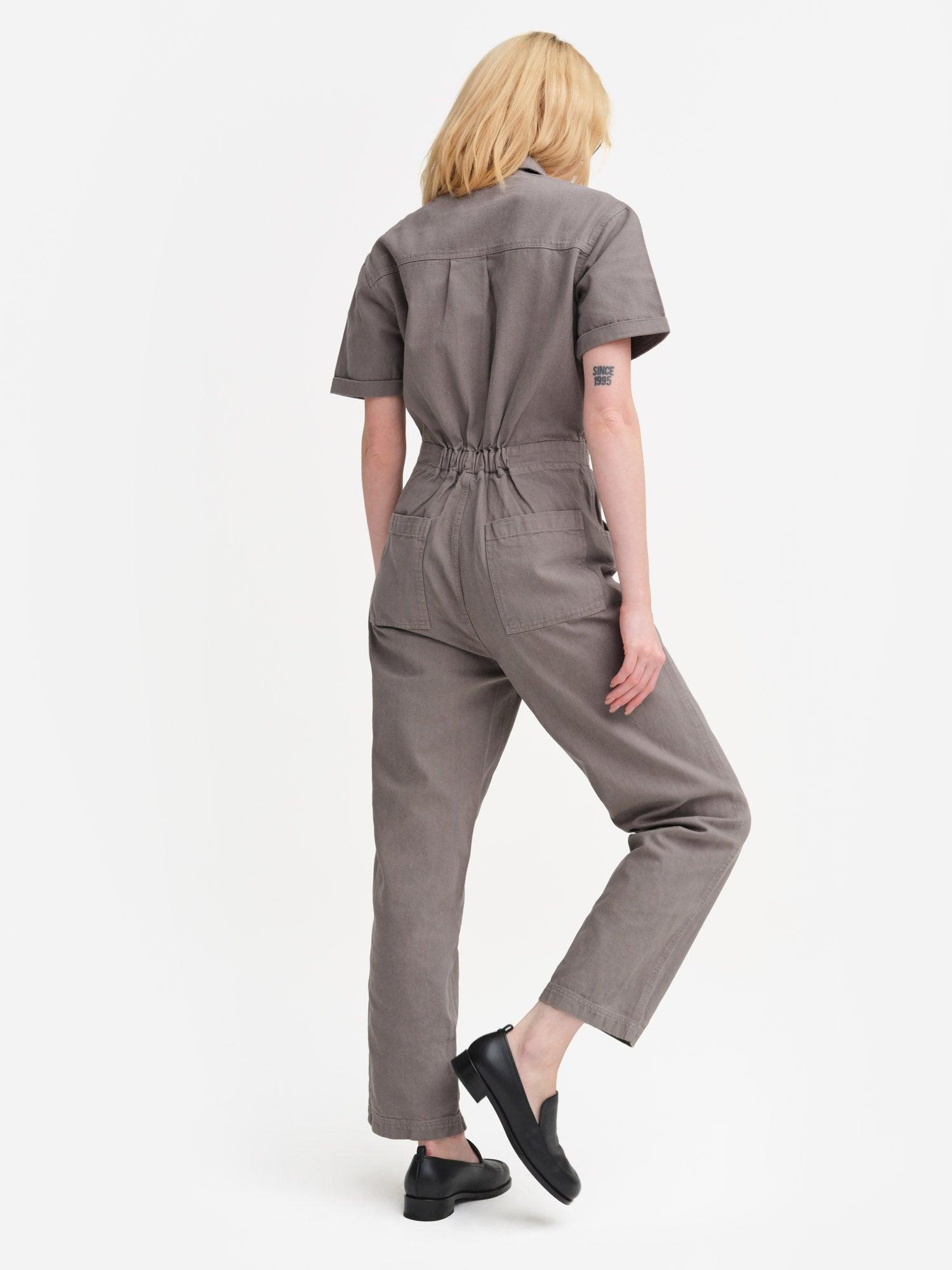 Organic Cotton Canvas Jumpsuit Female Product Image