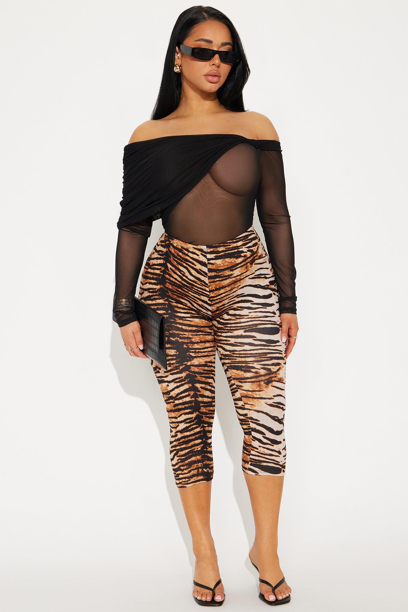 Alena Mesh Off Shoulder Bodysuit - Black Product Image