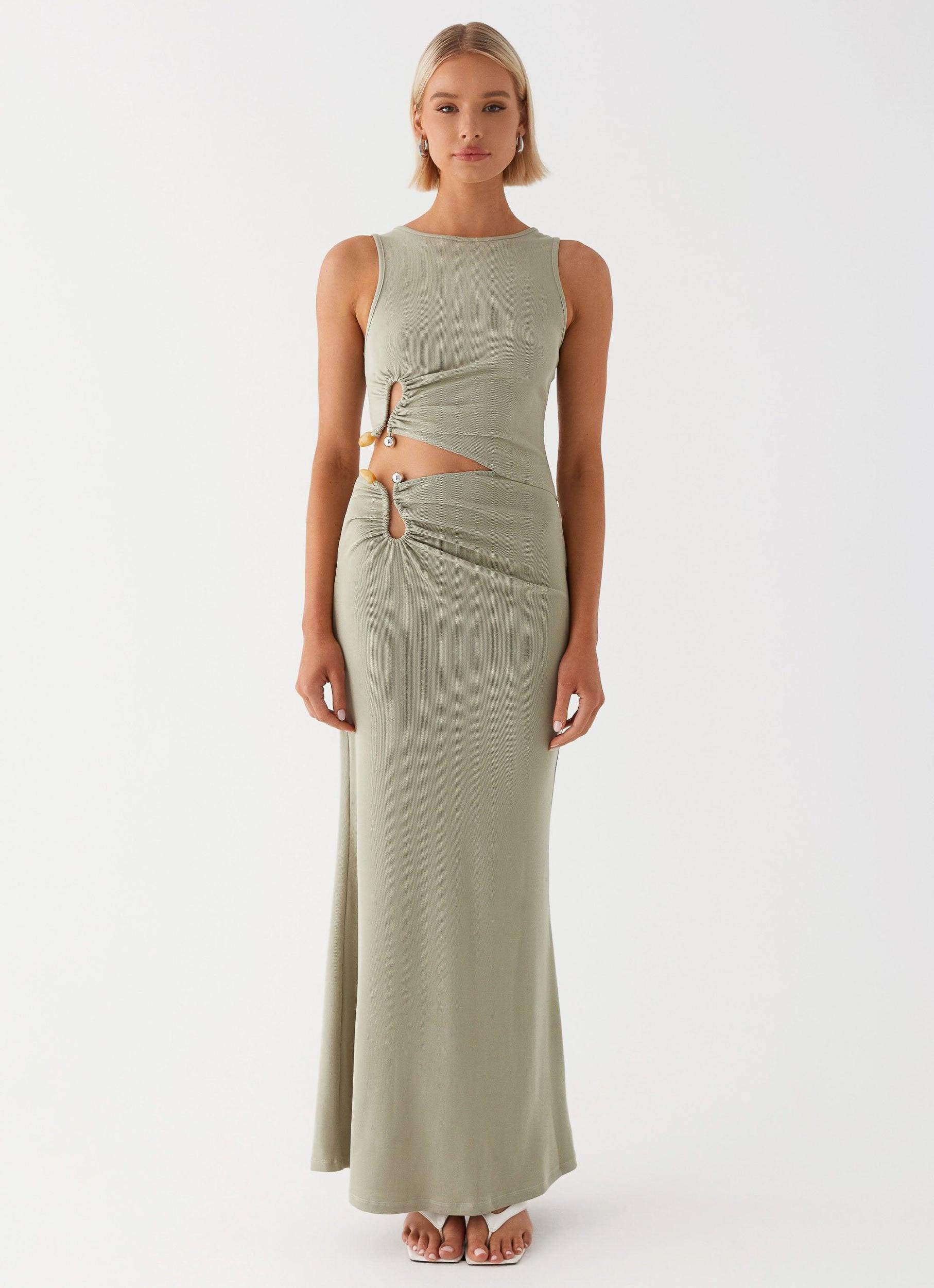 Lennox Maxi Dress - Sage Product Image