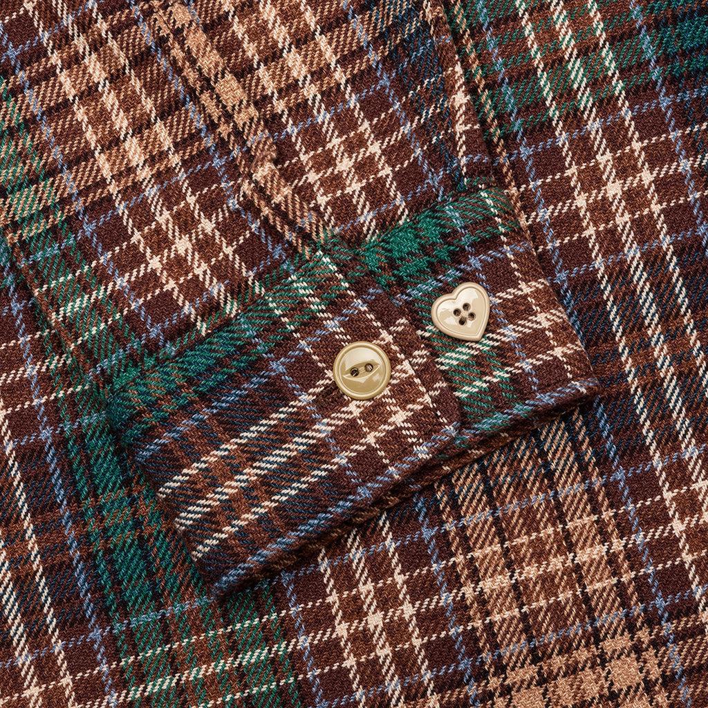 Check Shirt - Brown Male Product Image