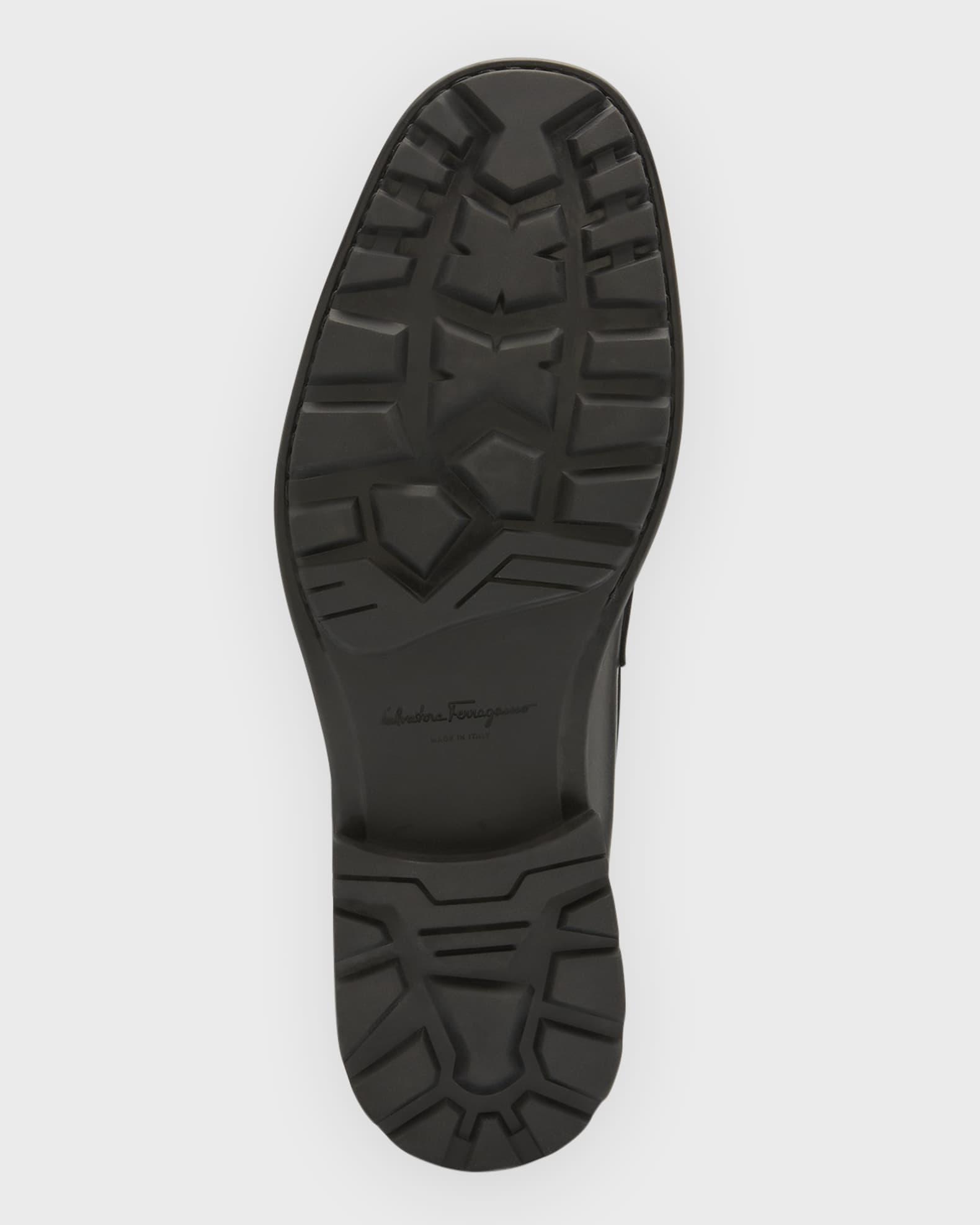 Men's David Leather Lug-Sole Loafers Product Image