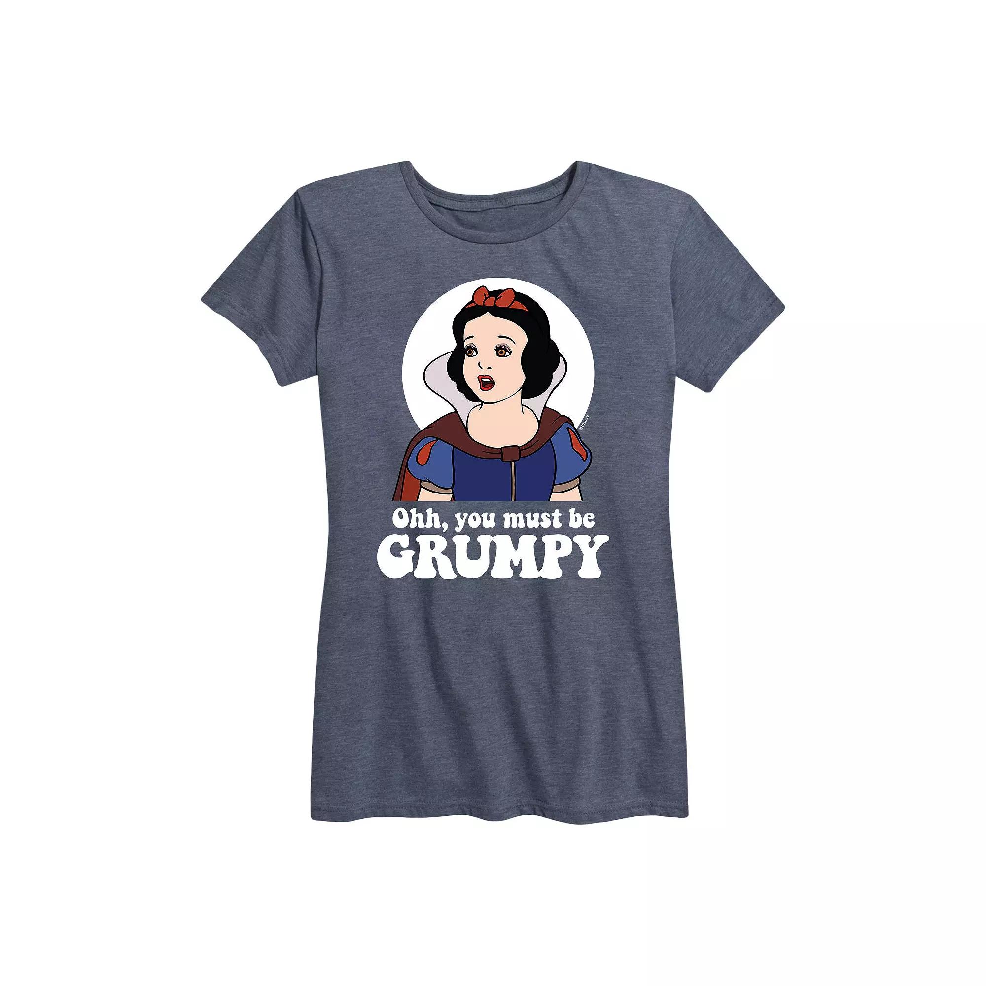 Disney Princess Snow White Women's Must Be Grumpy Graphic Tee, Girl's,  Product Image