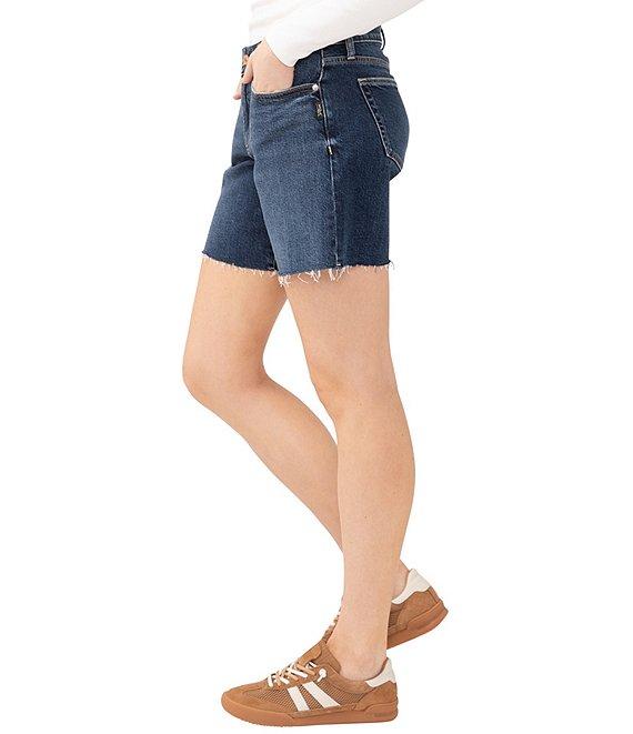 Silver Jeans Co. Suki Mid Thigh Curvy Fit Denim Shorts Product Image