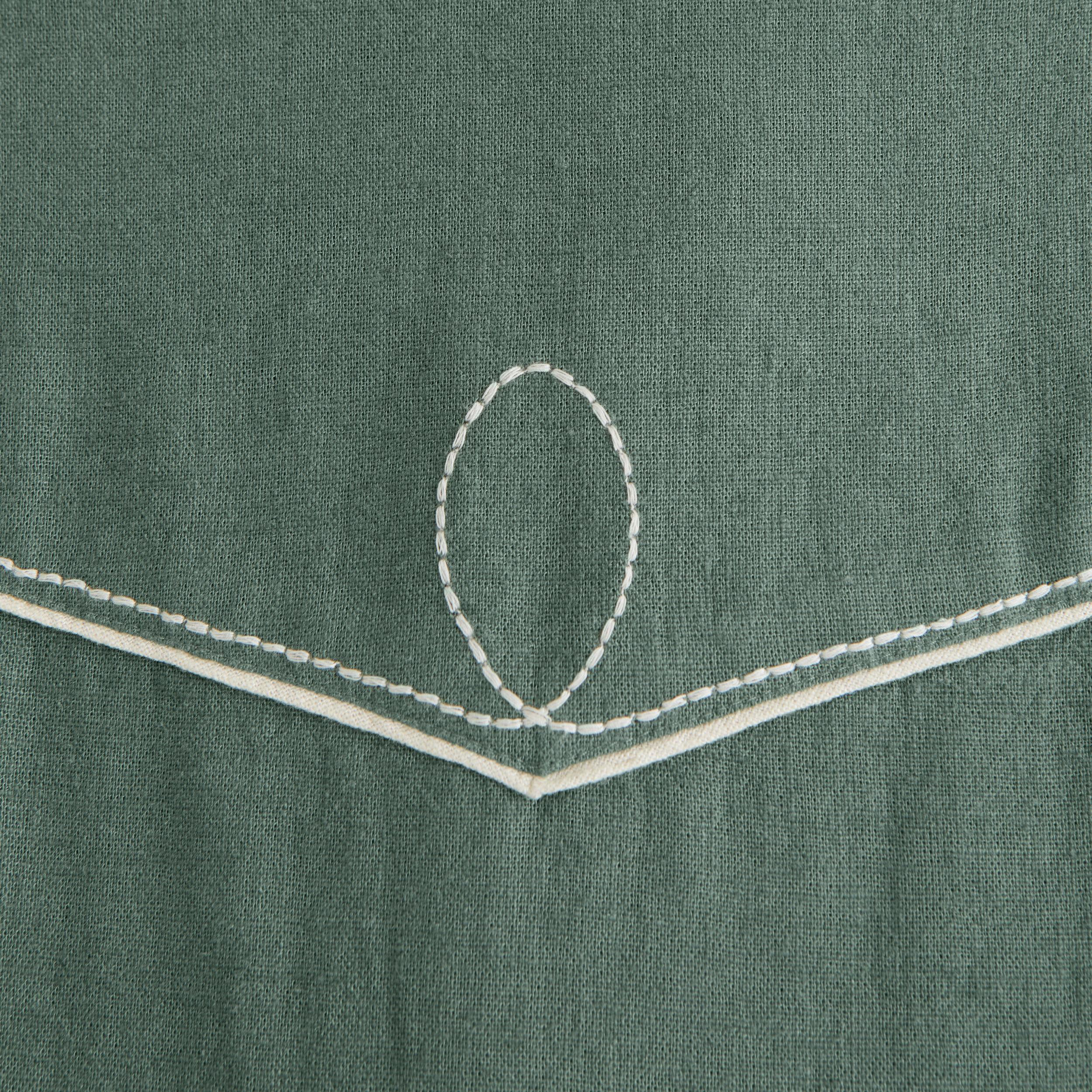 Short-Sleeve Summer Linen-Blend Button-Up Shirt Product Image