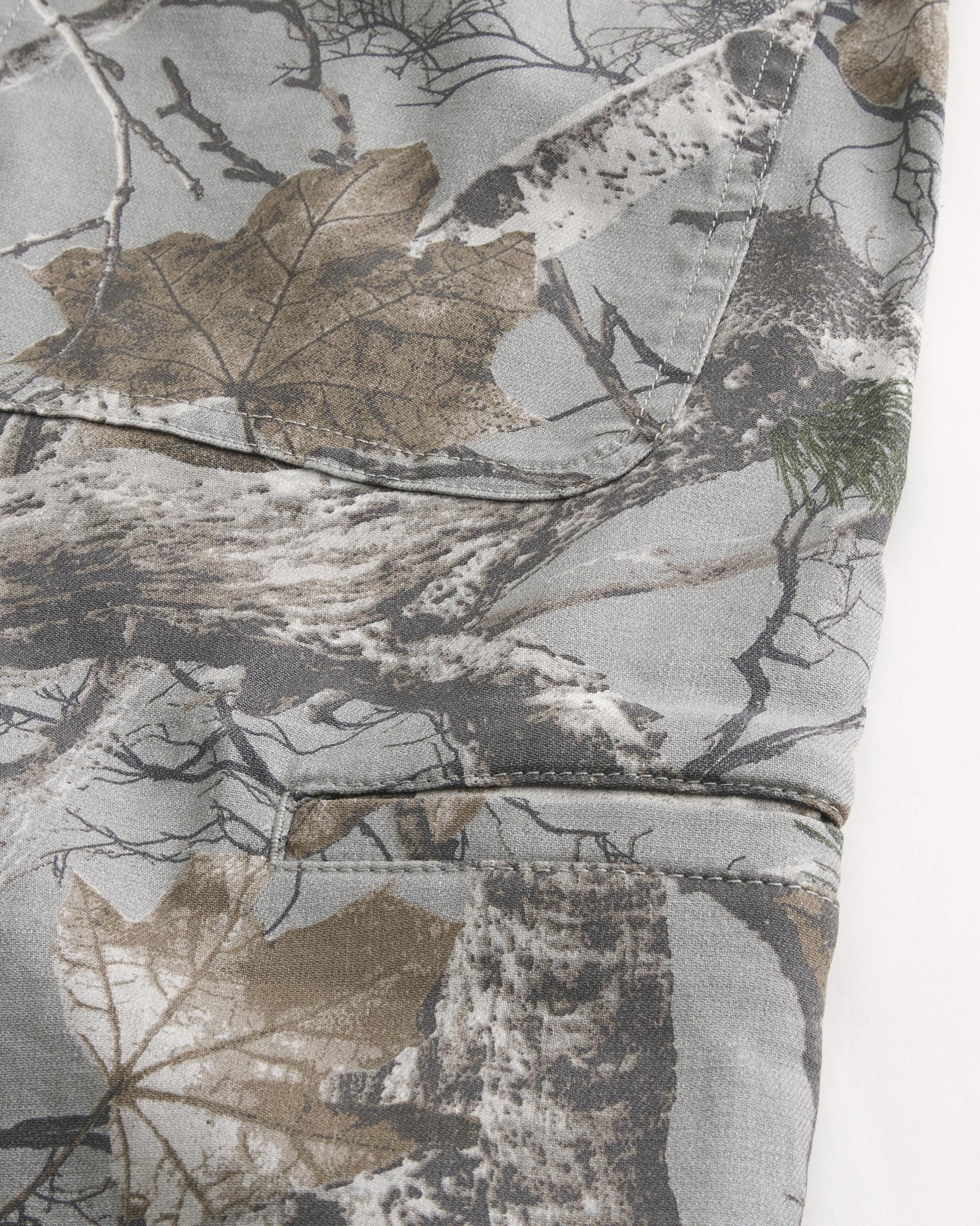 Linen-Blend Baggy Carpenter Pants Product Image