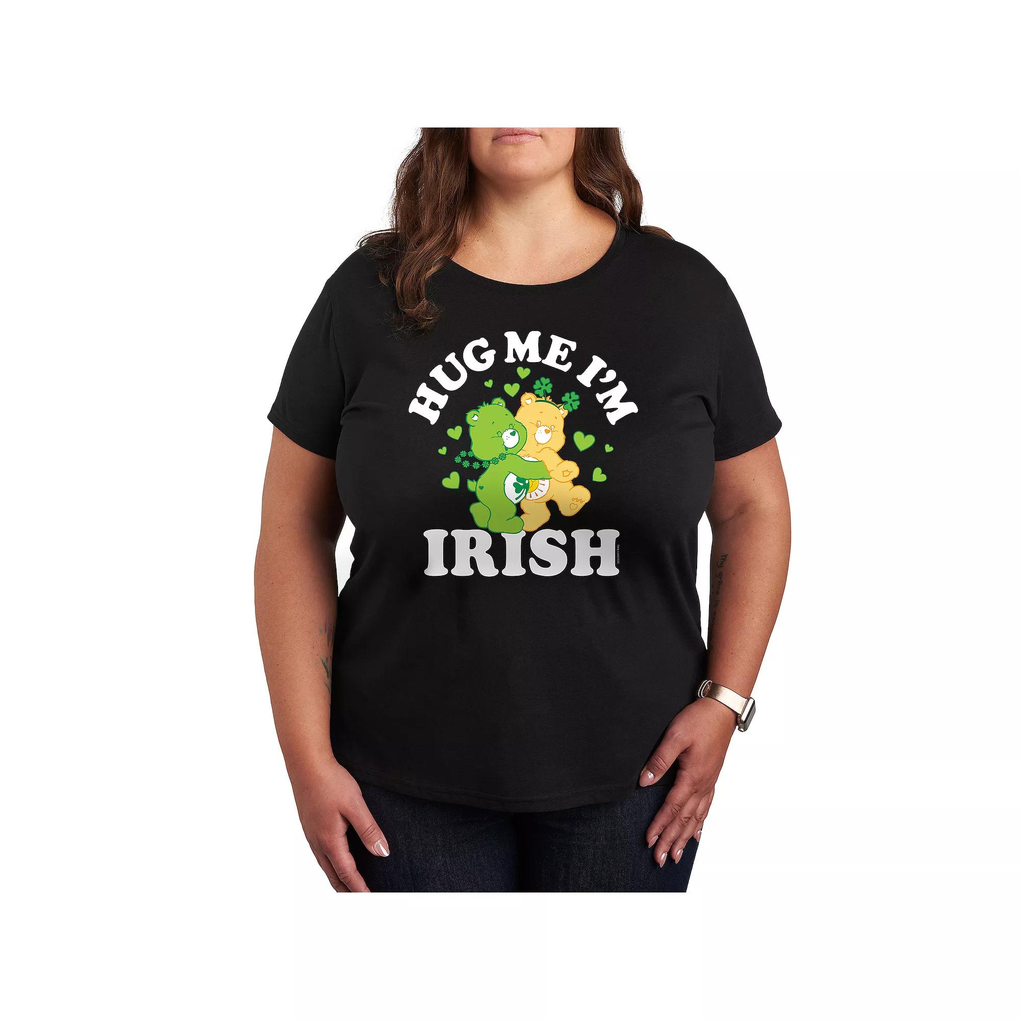 Plus Care Bears Hug Me I'm Irish Graphic Tee, Women's,  Product Image