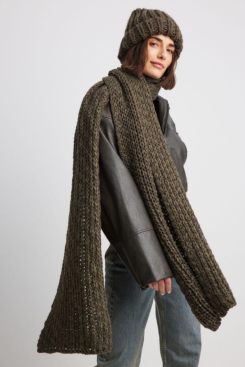 Chunky Knitted Scarf Product Image