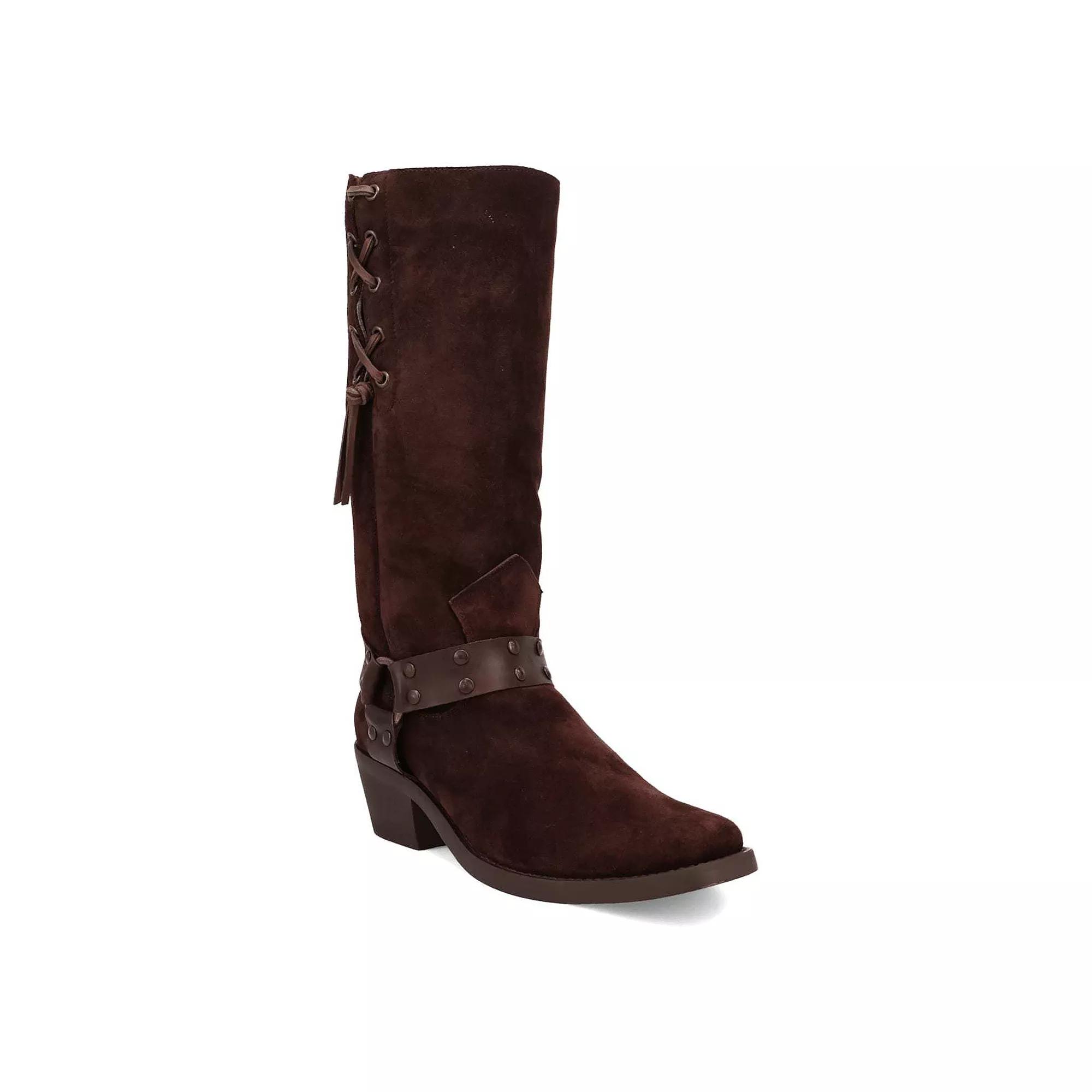 Dingo Bronco Men's Suede Leather Boots,  Product Image