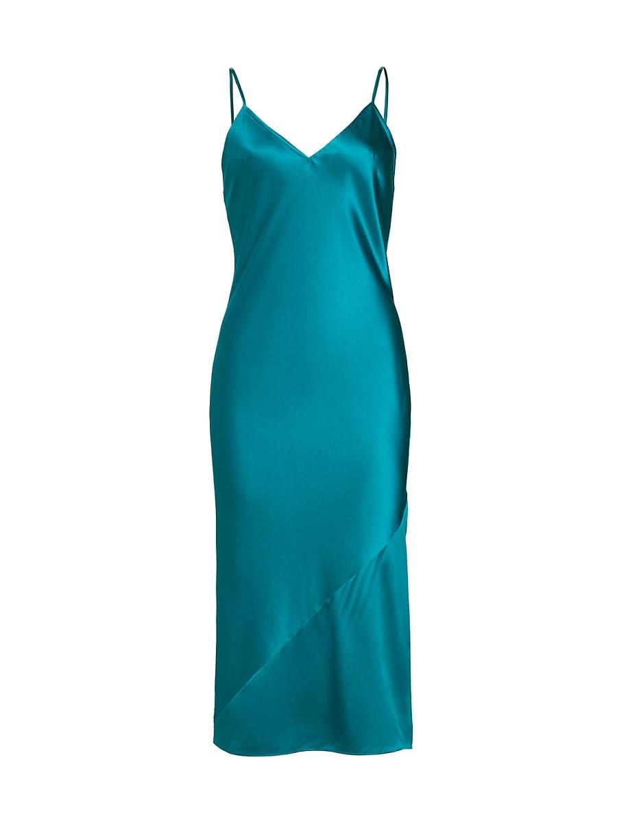 Womens Silk Slip Dress Product Image