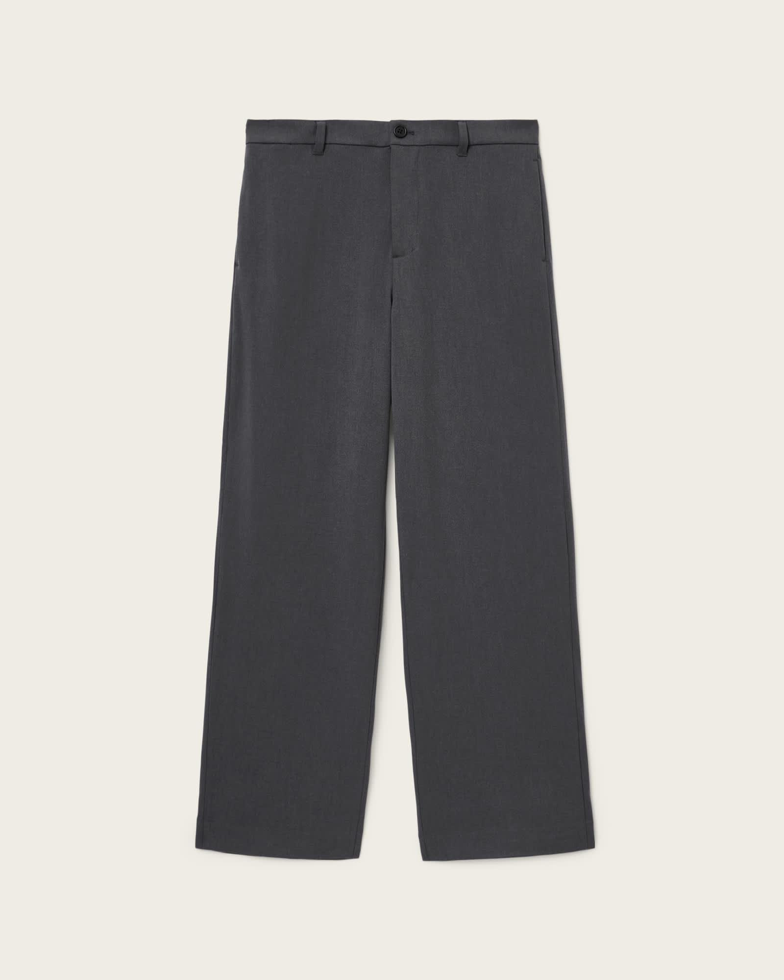 Halla Wide Leg Pants Charcoal Grey | ALLSAINTS US Product Image