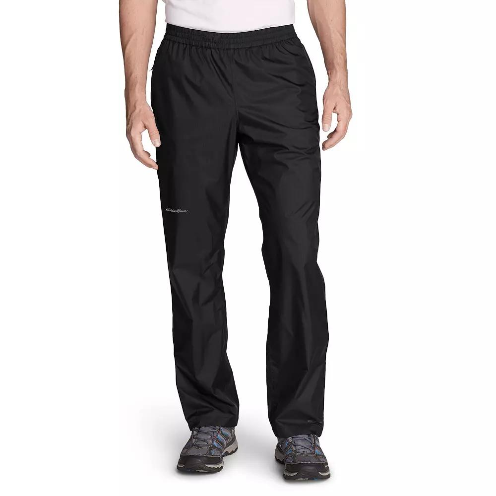 Men's Eddie Bauer Cloud Cap Rain Pants, Size: XXL, Black Product Image