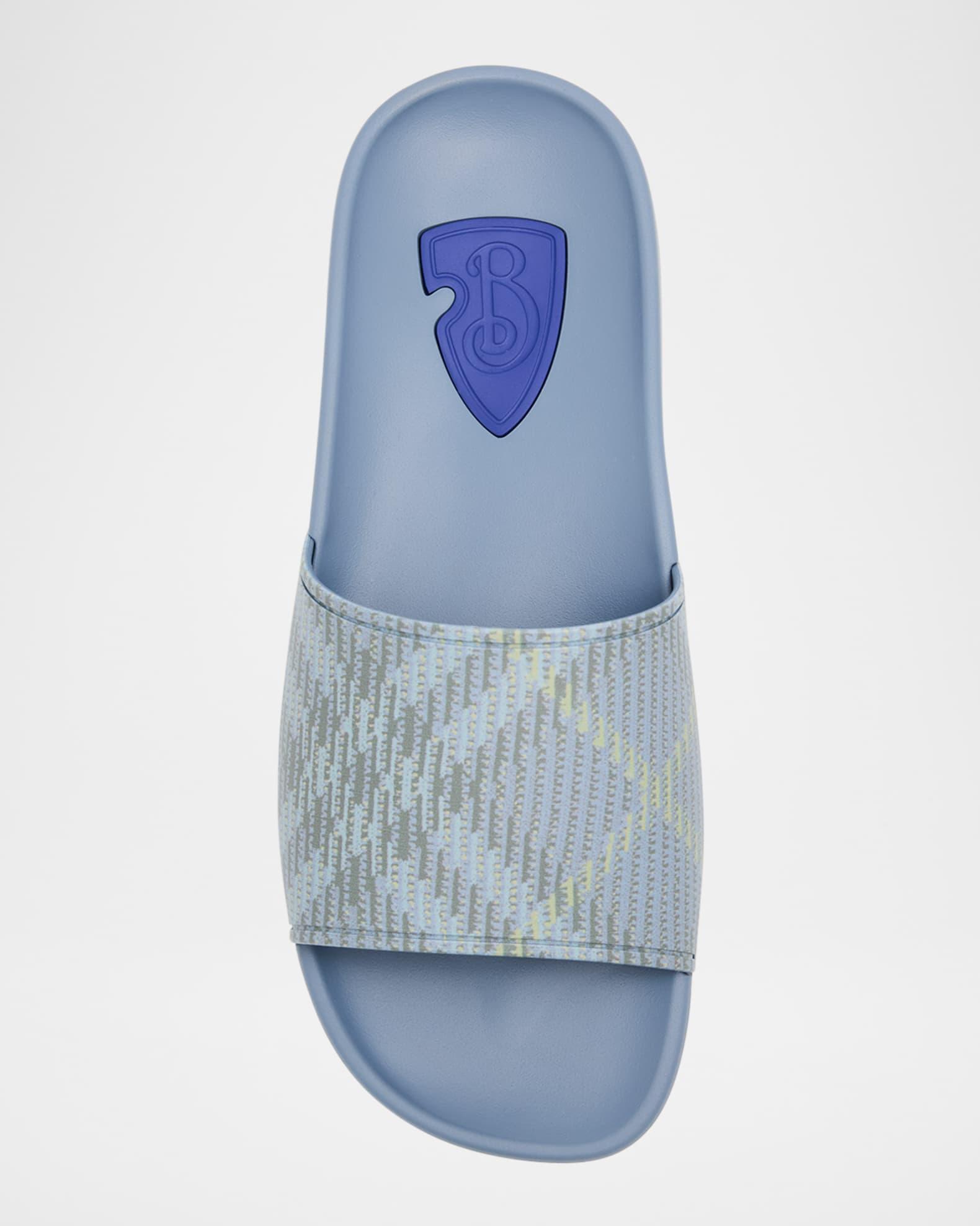 Men's Check Slide Sandals Product Image