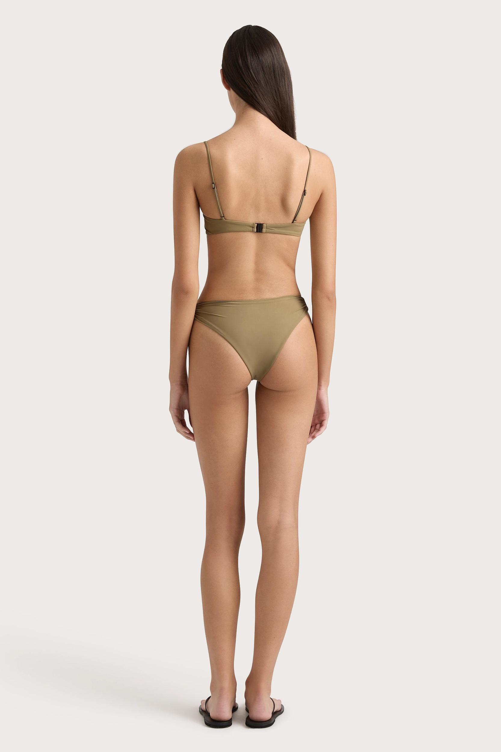 Sete Bikini Top Khaki - Final Sale Product Image