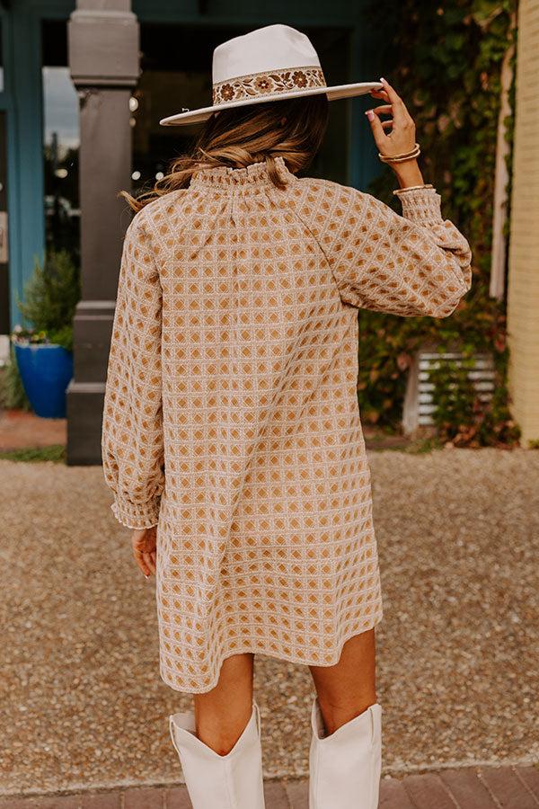 Chasing Sunsets Embroidered Mini Dress Product Image