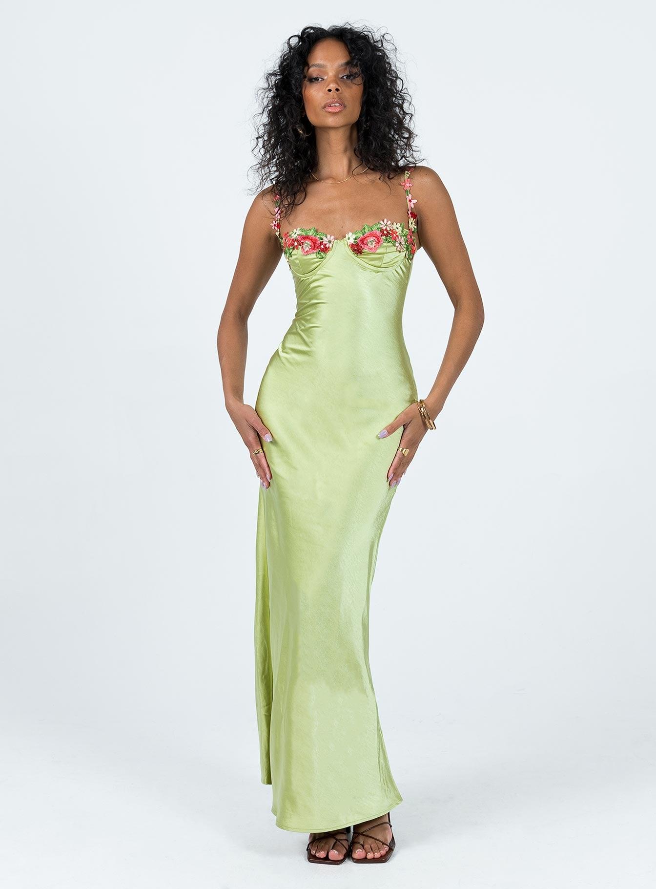 Kenzie Maxi Dress Green Product Image