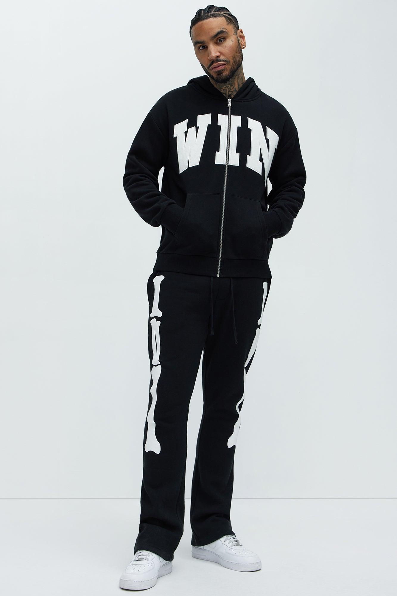Tyson Winning Patched Zip Hoodie - Black Product Image