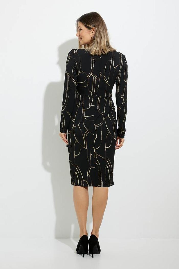 Joseph Ribkoff Printed Wrap Dress Product Image