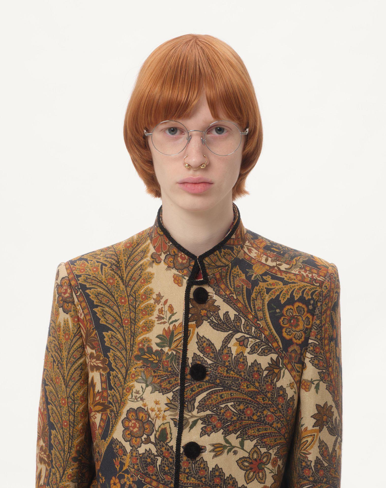 Hemp Jacket With Voyage Imaginaire Print Product Image