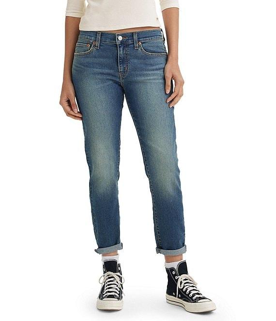 Levi's® Mid Rise Tapered Leg Boyfriend Jeans Product Image