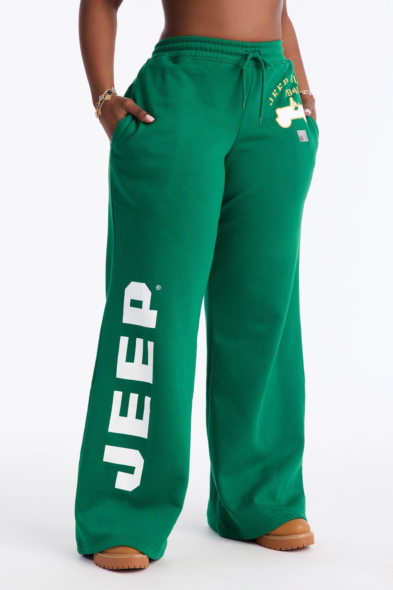 Jeep 41 Pant - Green/combo Female Product Image