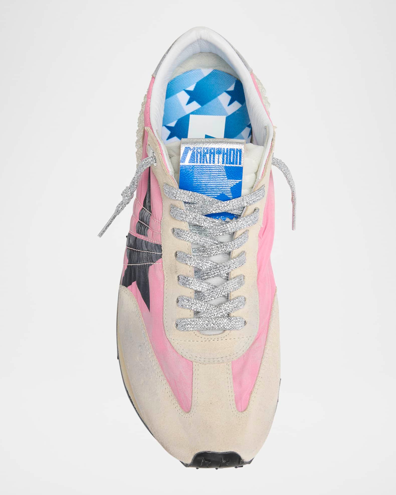 Men's Running Marathon Nylon Runner Sneakers Product Image