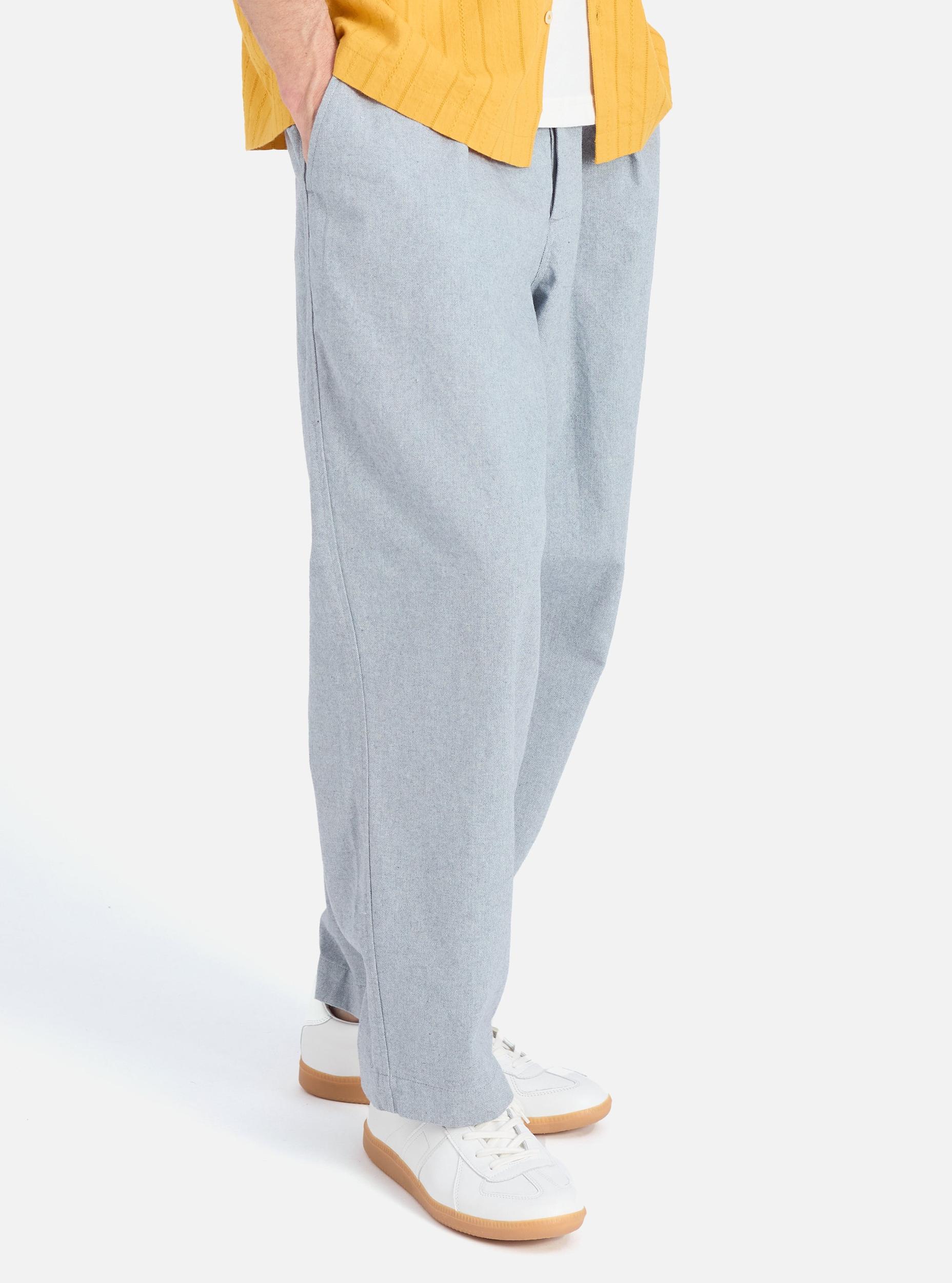 Universal Works Oxford Pant in Indigo Reworked Jean Cloth Product Image