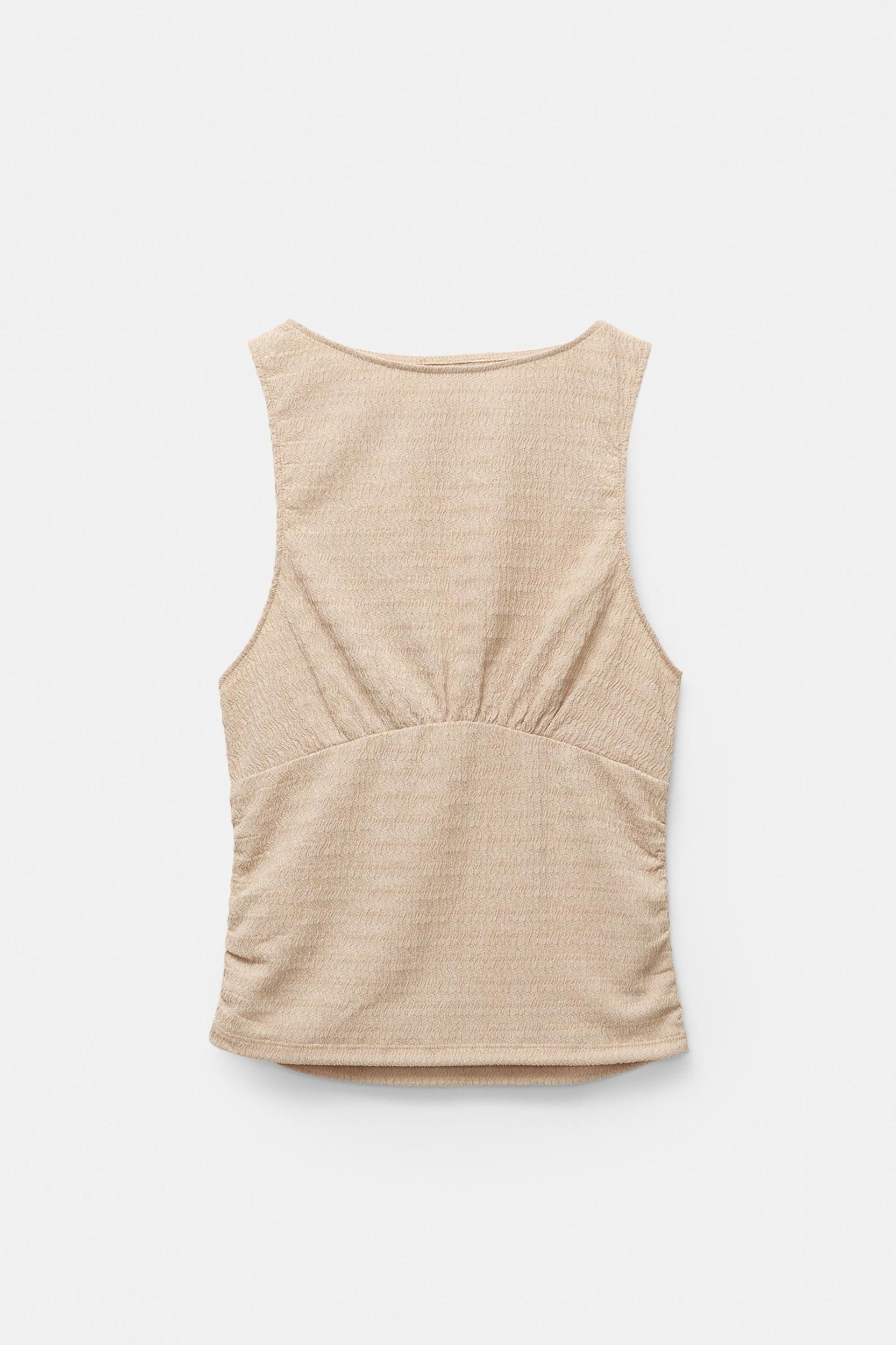 Rustic gathered top Product Image