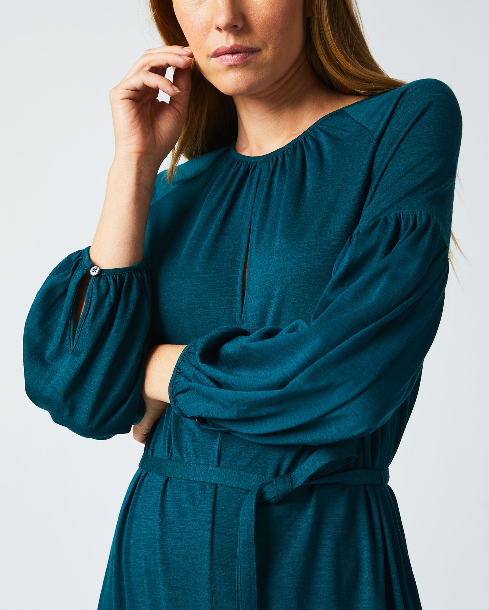 Keyhole Midi Dress -  Product Image