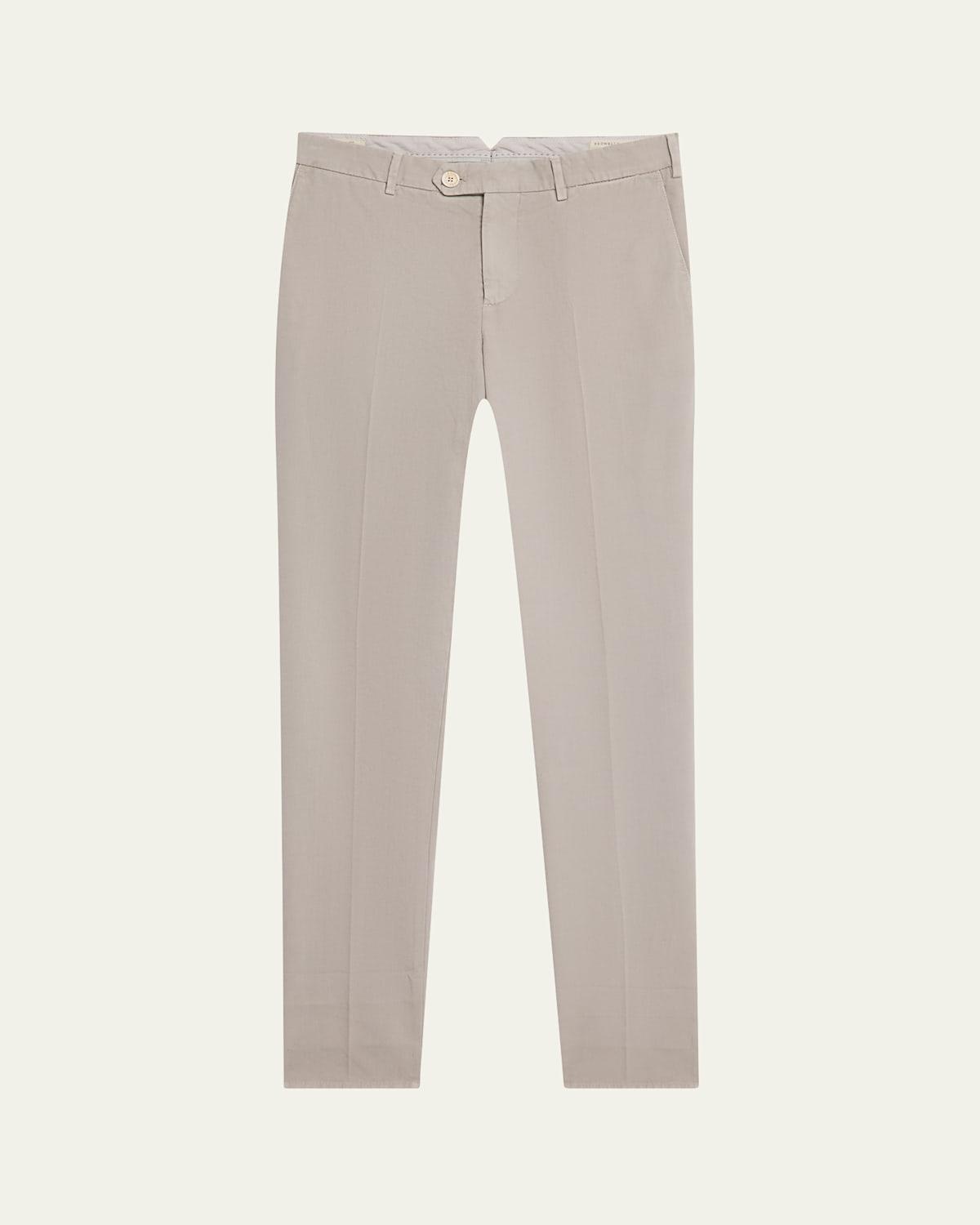 Mens Slim Flat-Front Pants Product Image