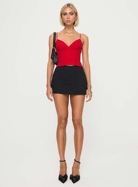 Sculpture Top Red Product Image